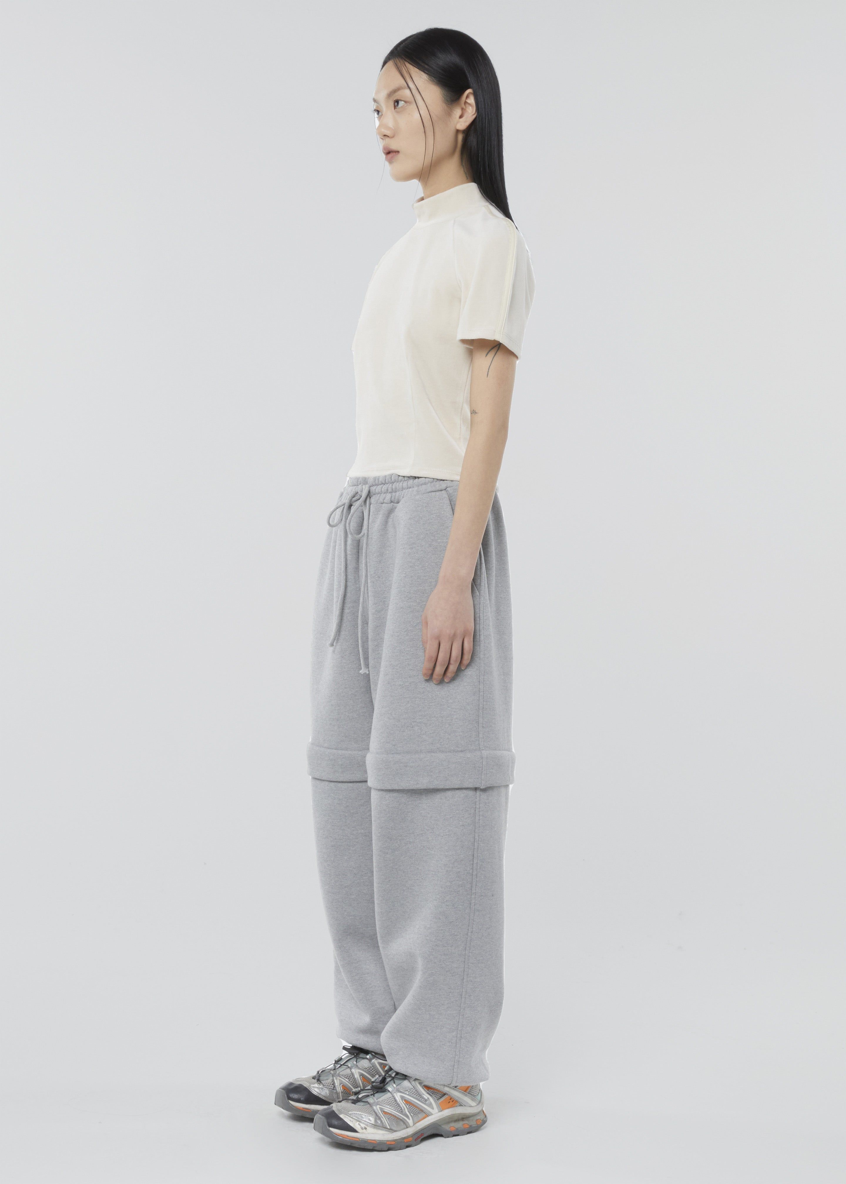 Amomento Detachable Sweatpants - Grey sold by Frankie Shop product image thumbnail 2