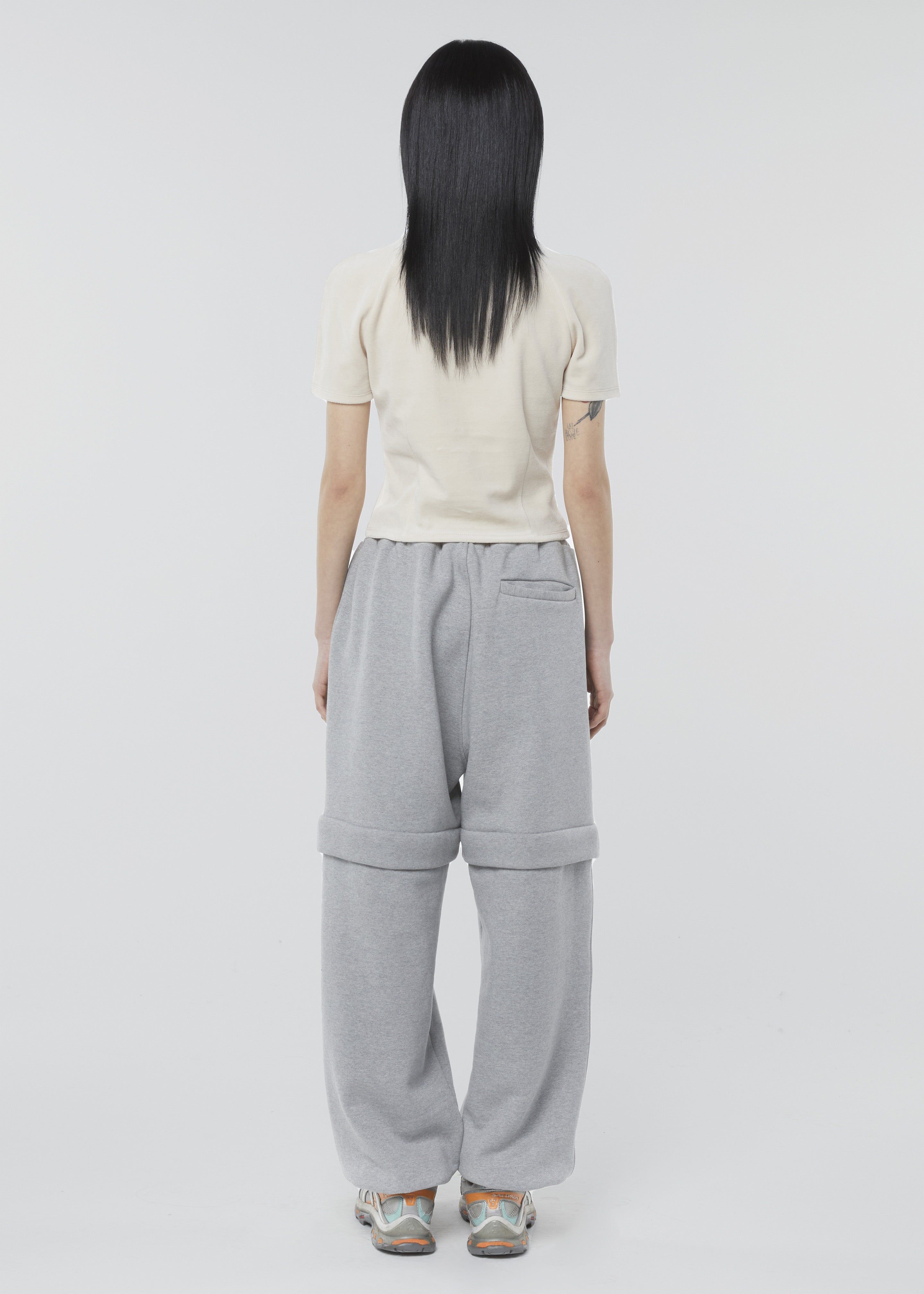 Amomento Detachable Sweatpants - Grey sold by Frankie Shop product image thumbnail 3