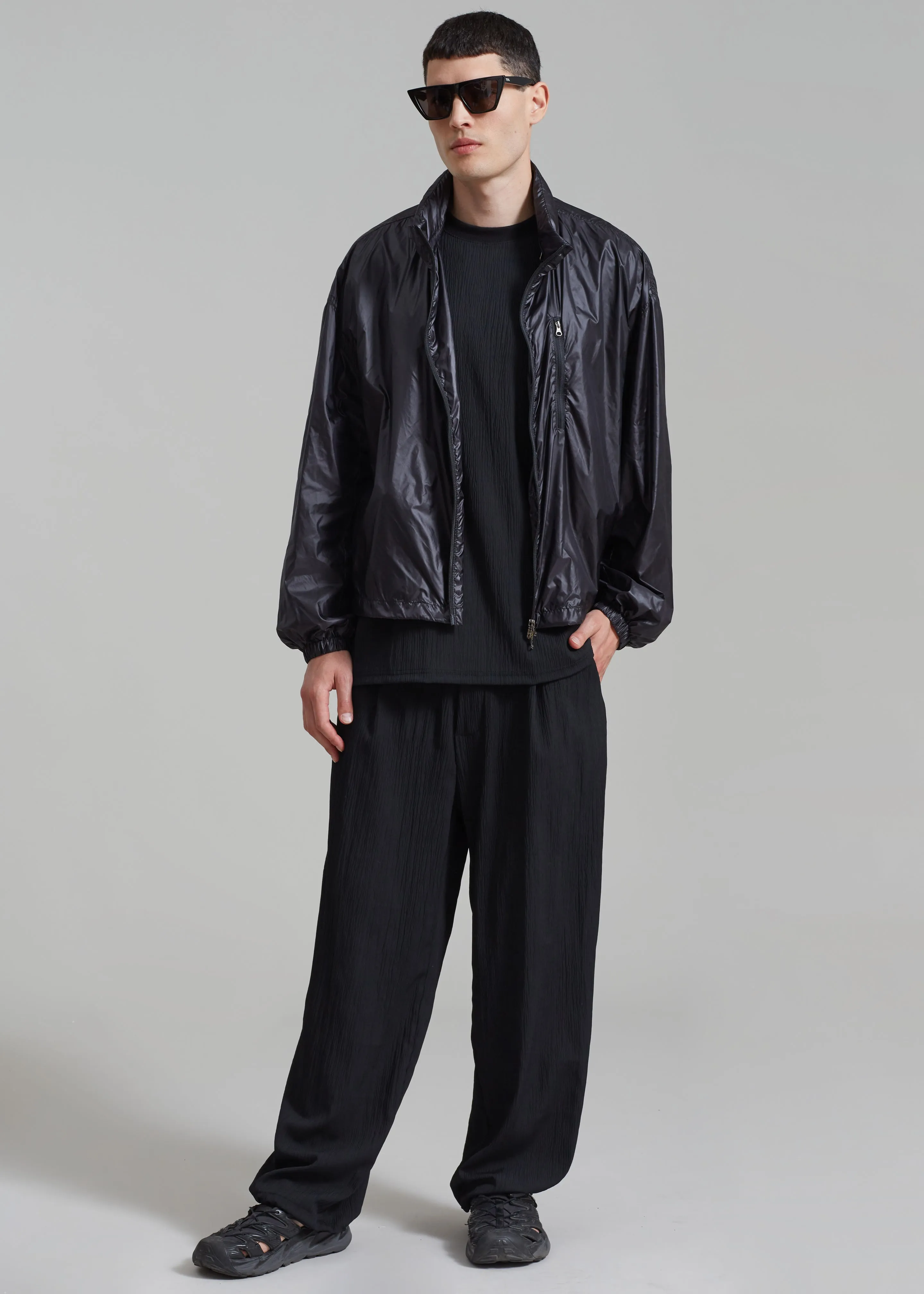 Amomento Oversize Detachable Safari Jacket - Black sold by Frankie Shop product image thumbnail 3