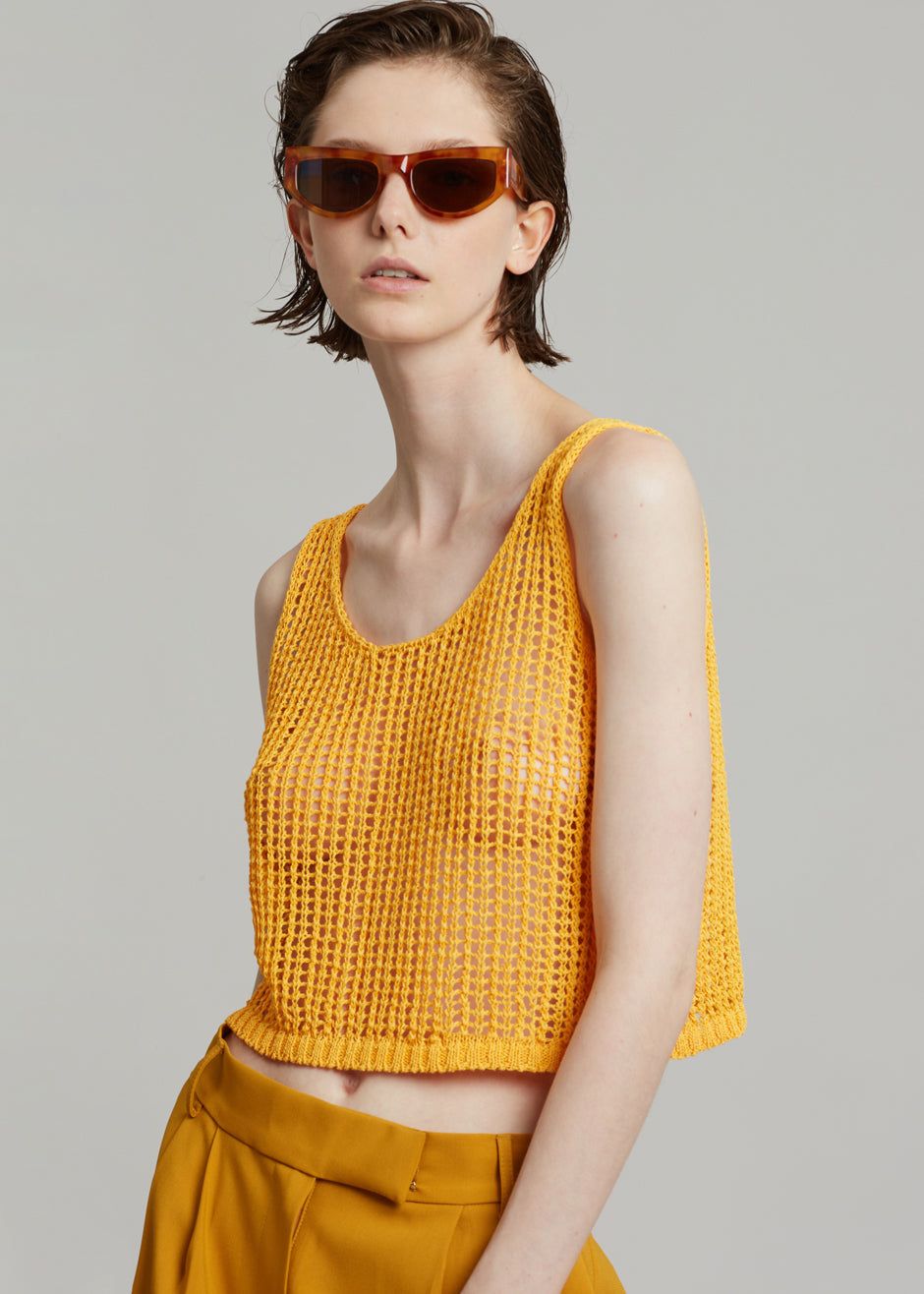 Camila Net Top - Orange sold by Frankie Shop product image thumbnail 5