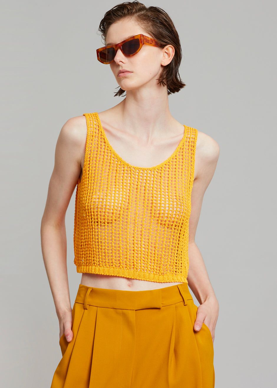 Camila Net Top - Orange sold by Frankie Shop product image thumbnail 3