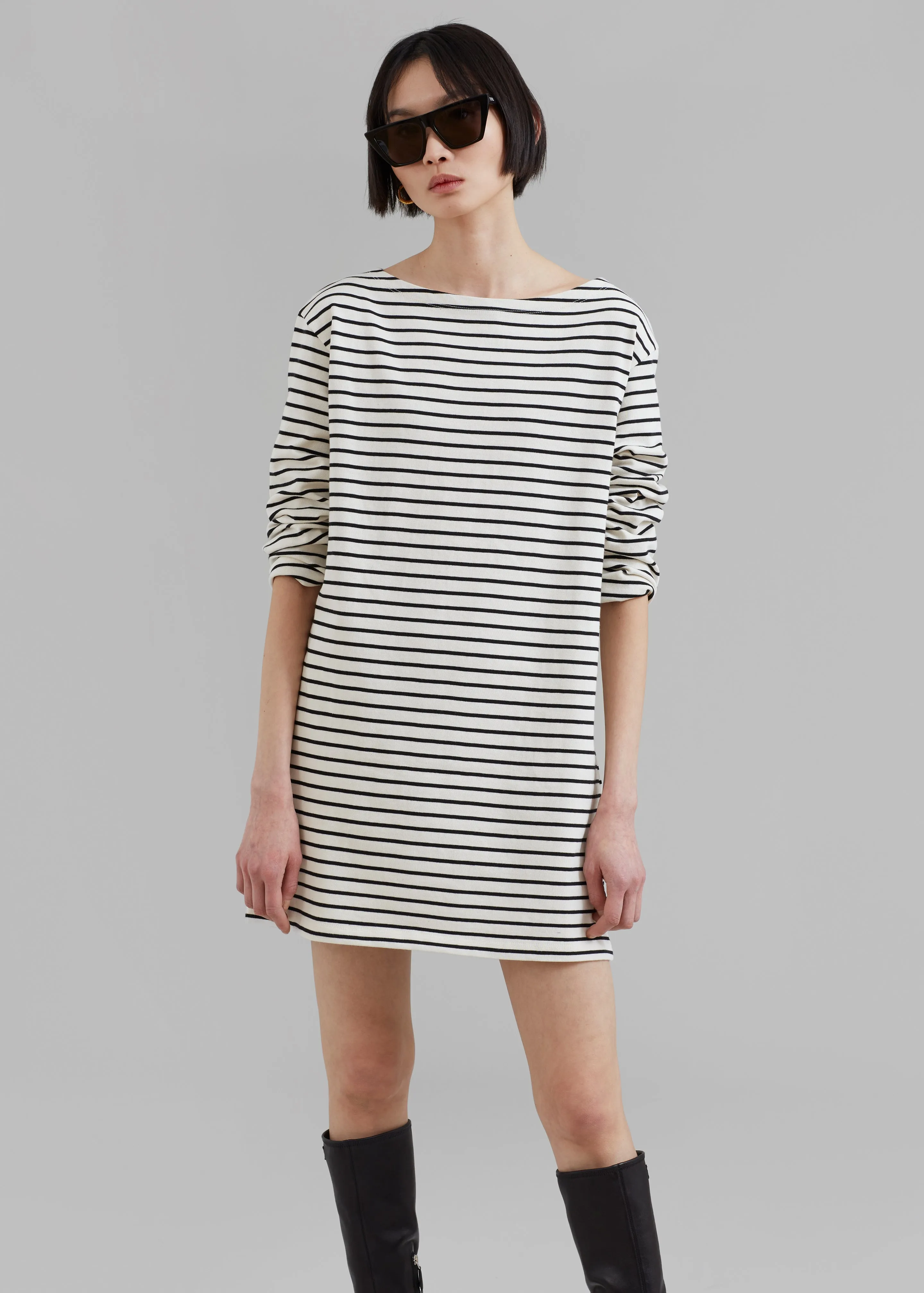 Nino Mini Dress - Black Stripe sold by Frankie Shop product image thumbnail 3