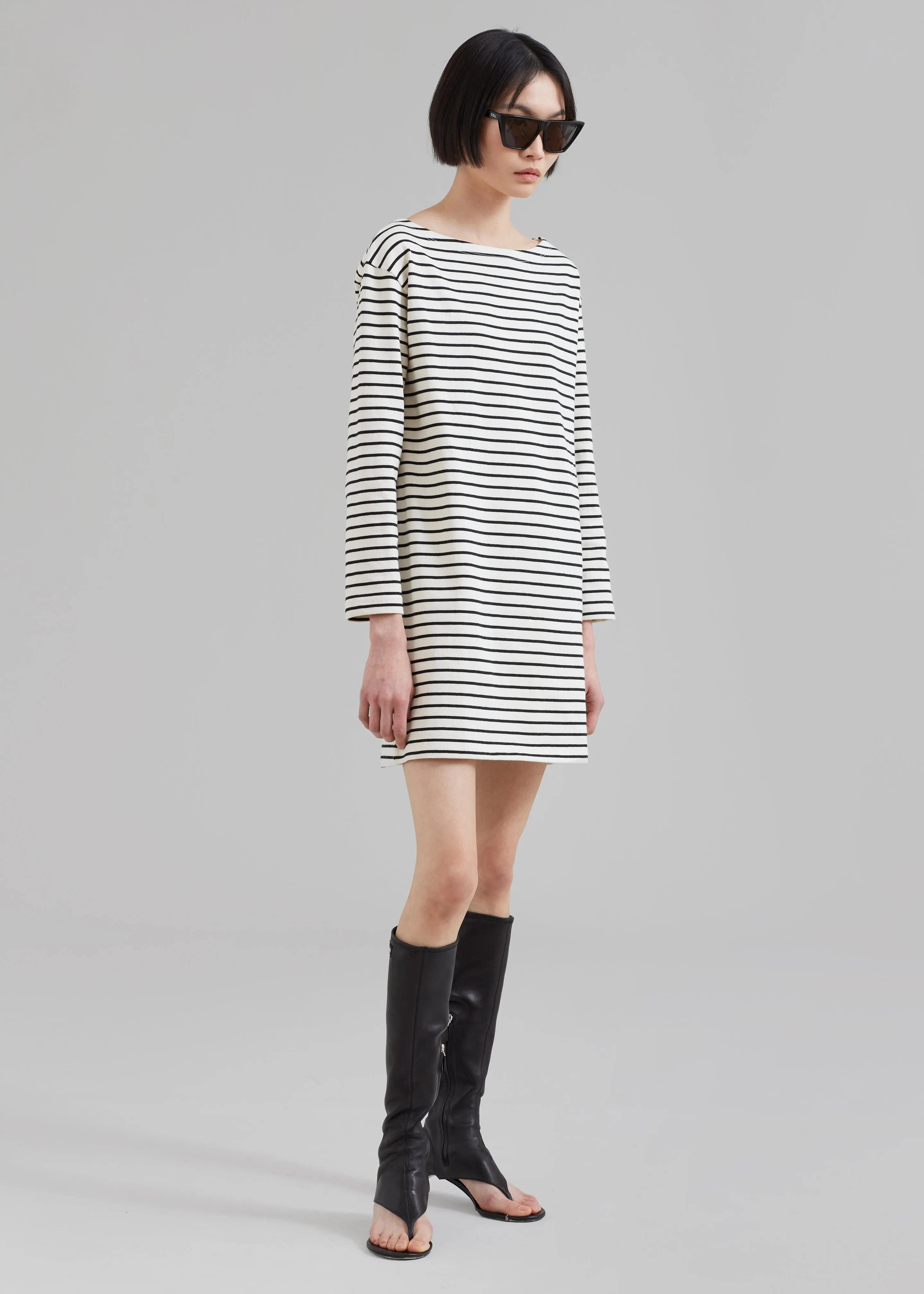 Nino Mini Dress - Black Stripe sold by Frankie Shop product image thumbnail 4