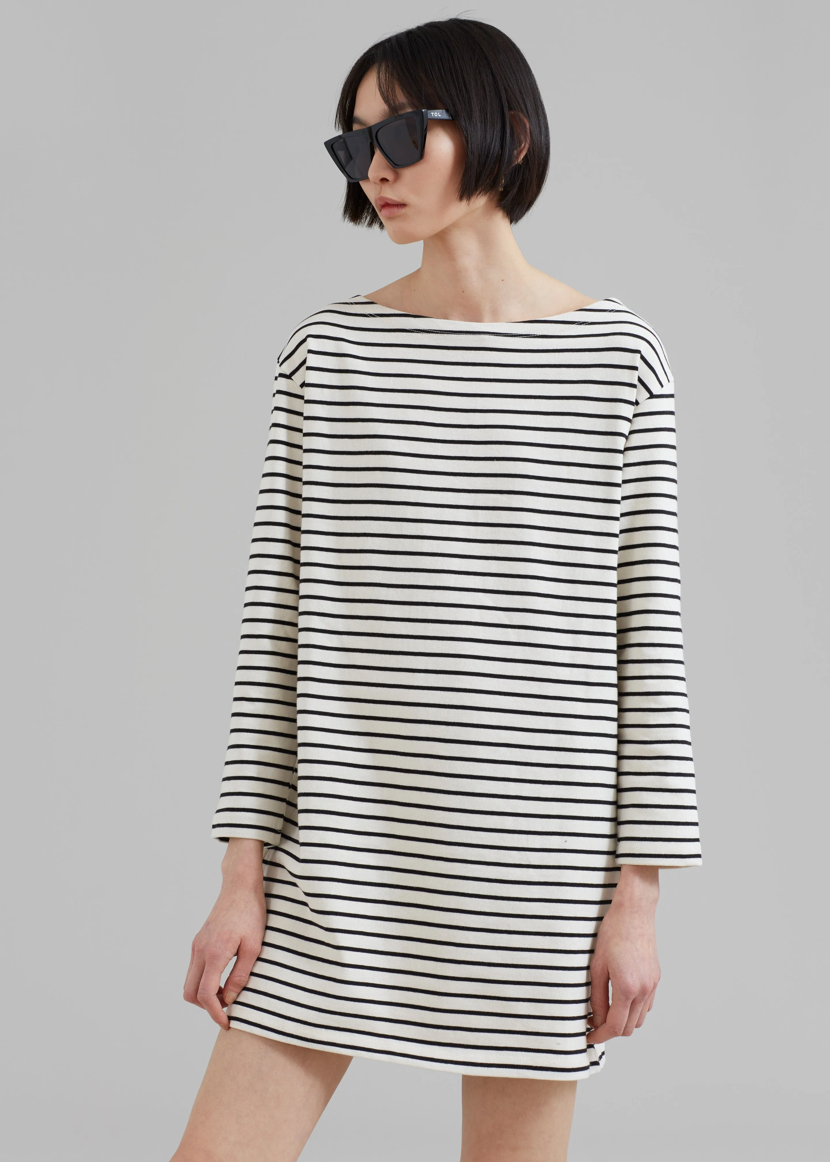 Nino Mini Dress - Black Stripe sold by Frankie Shop product image thumbnail 5