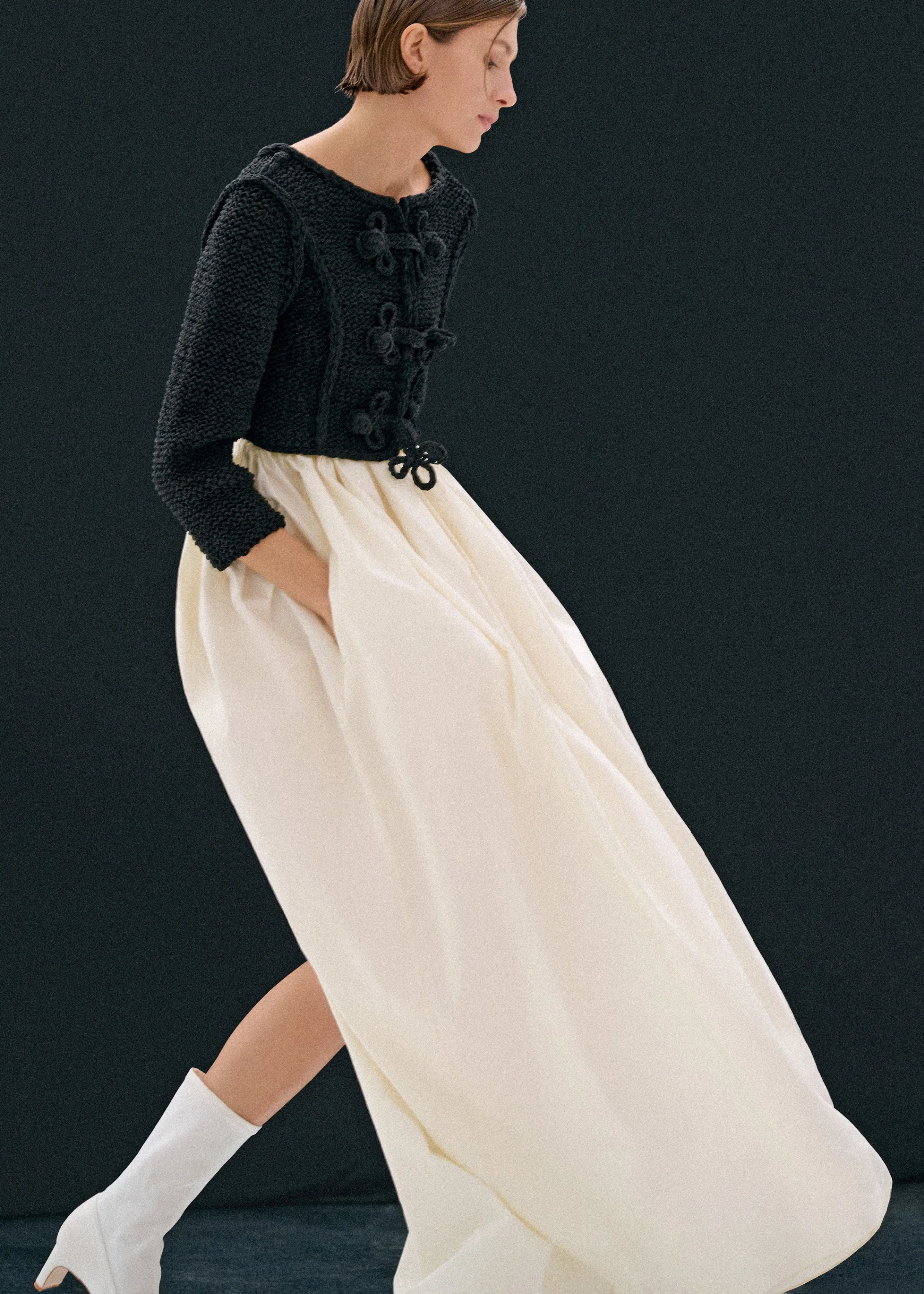 Bevza Balloon Long Skirt - Ivory sold by Frankie Shop product image thumbnail 3