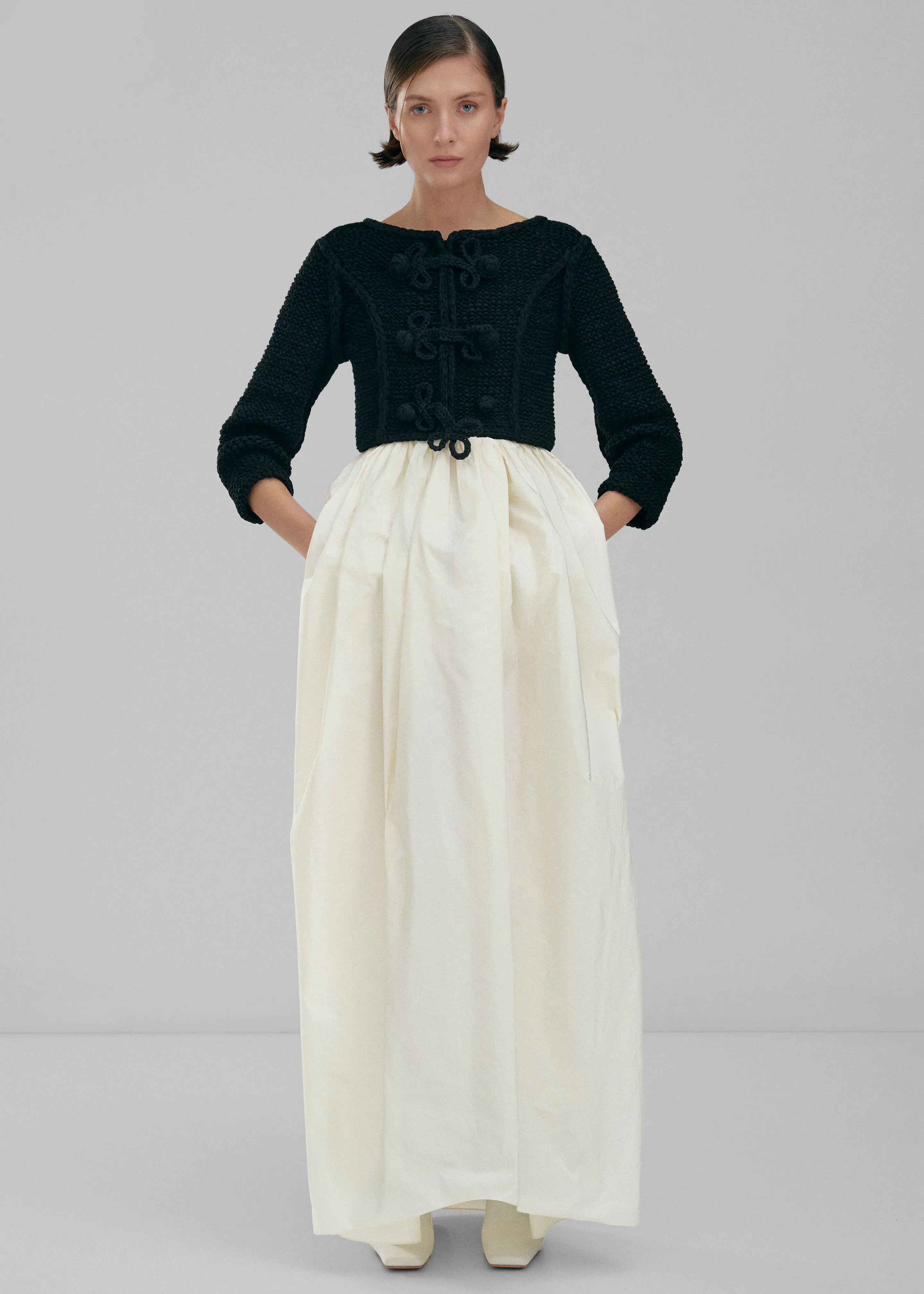 Bevza Balloon Long Skirt - Ivory sold by Frankie Shop
