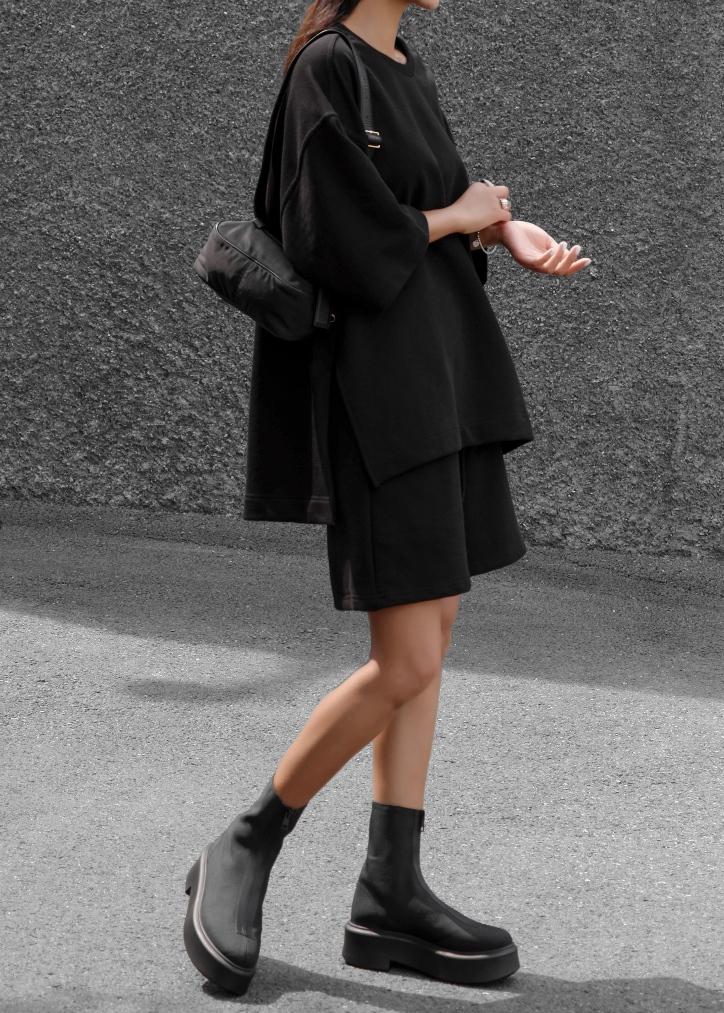 Memphis Fleece Set - Black sold by Frankie Shop