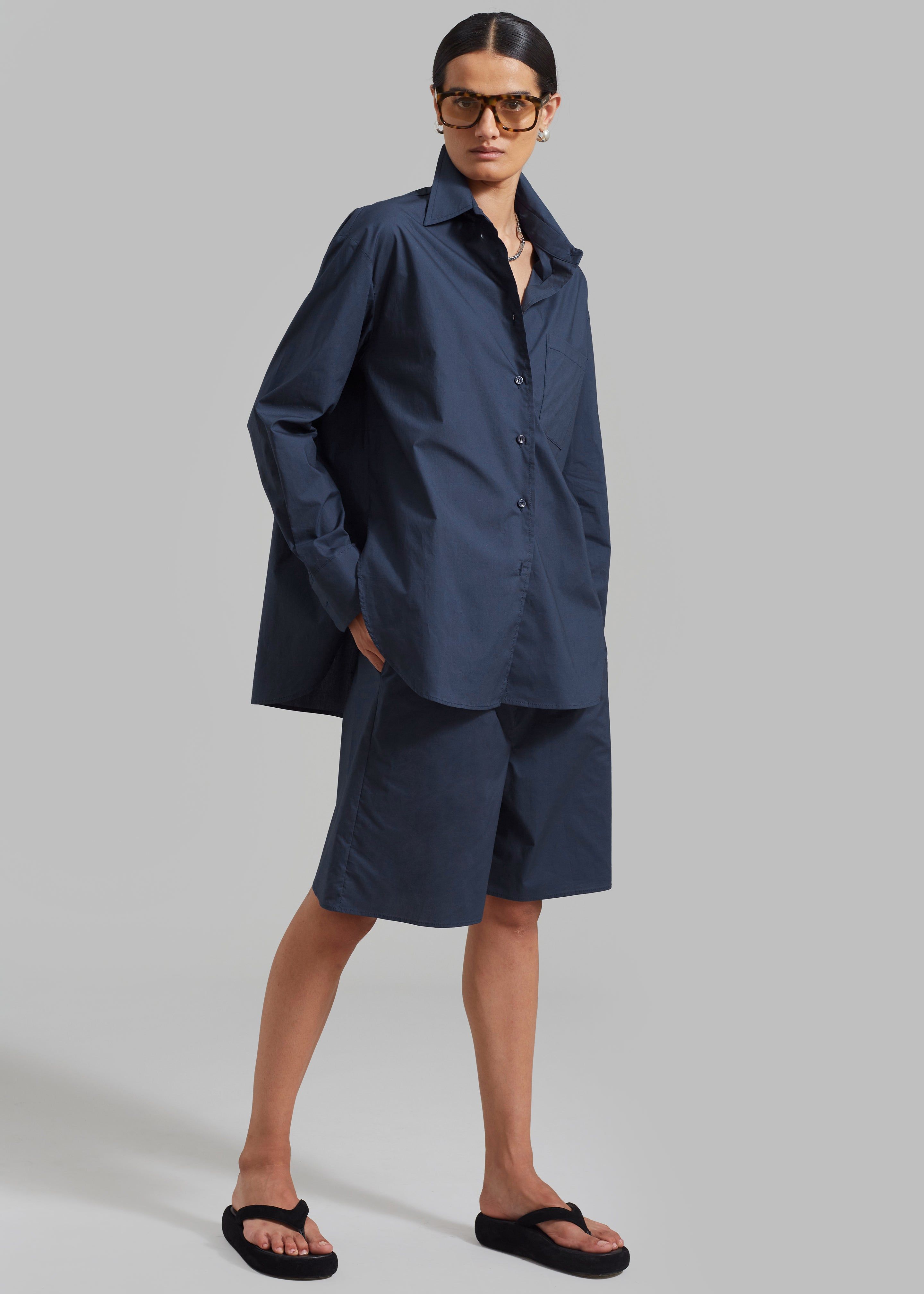 Levi Shirt - Midnight Blue sold by Frankie Shop product image thumbnail 2
