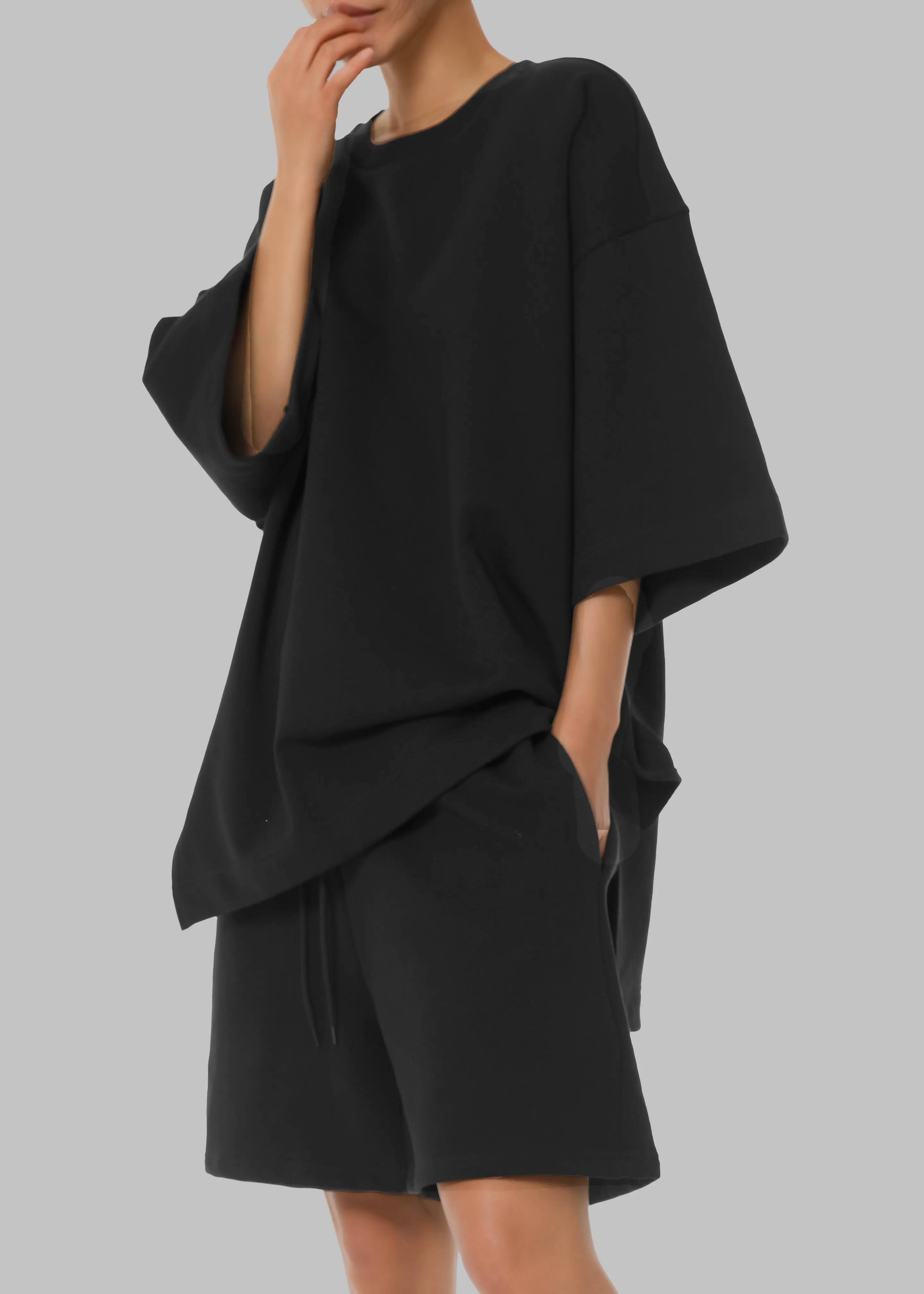 Memphis Fleece Set - Black sold by Frankie Shop product image thumbnail 2