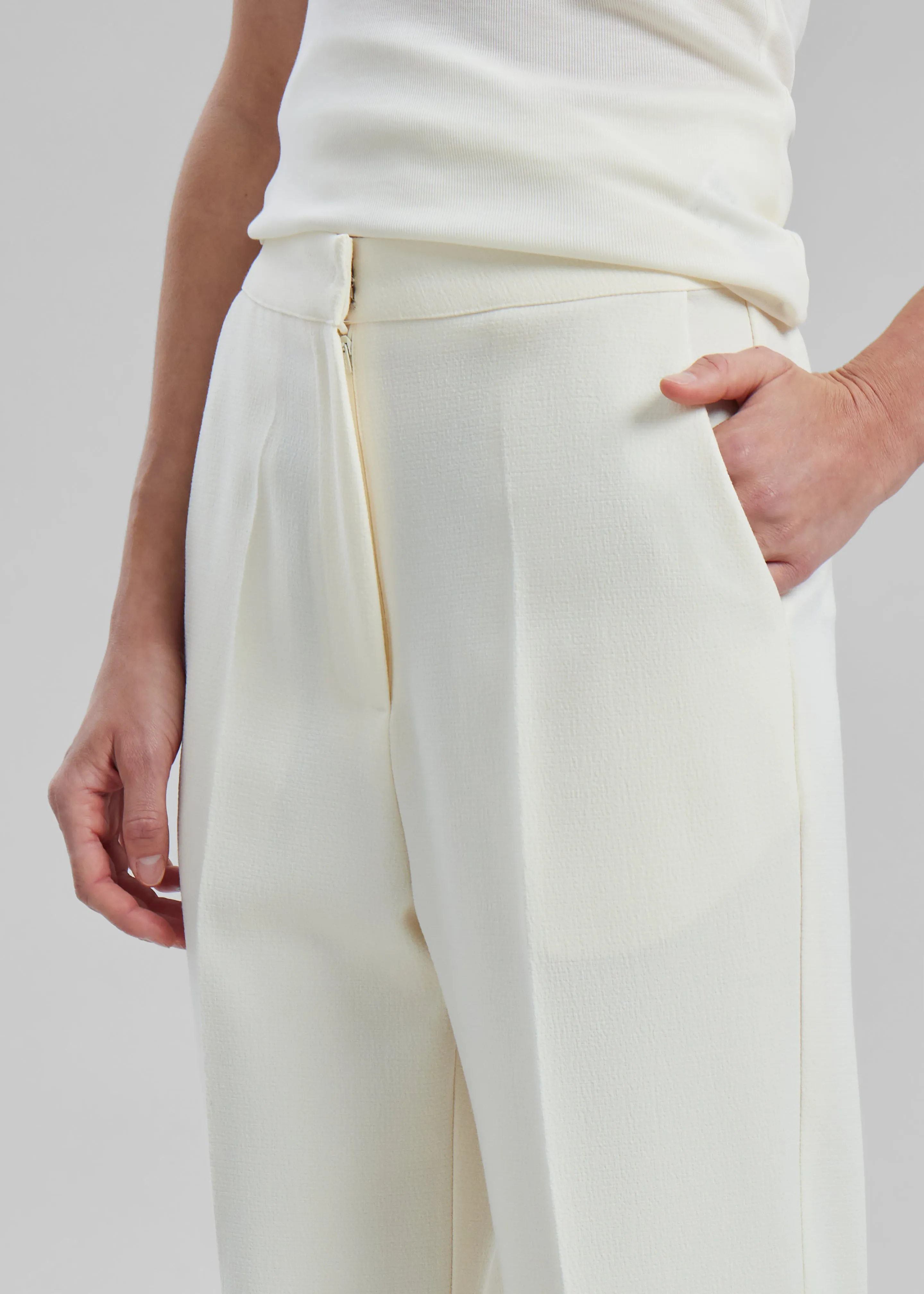 Layne Trousers - Off White sold by Frankie Shop product image thumbnail 5