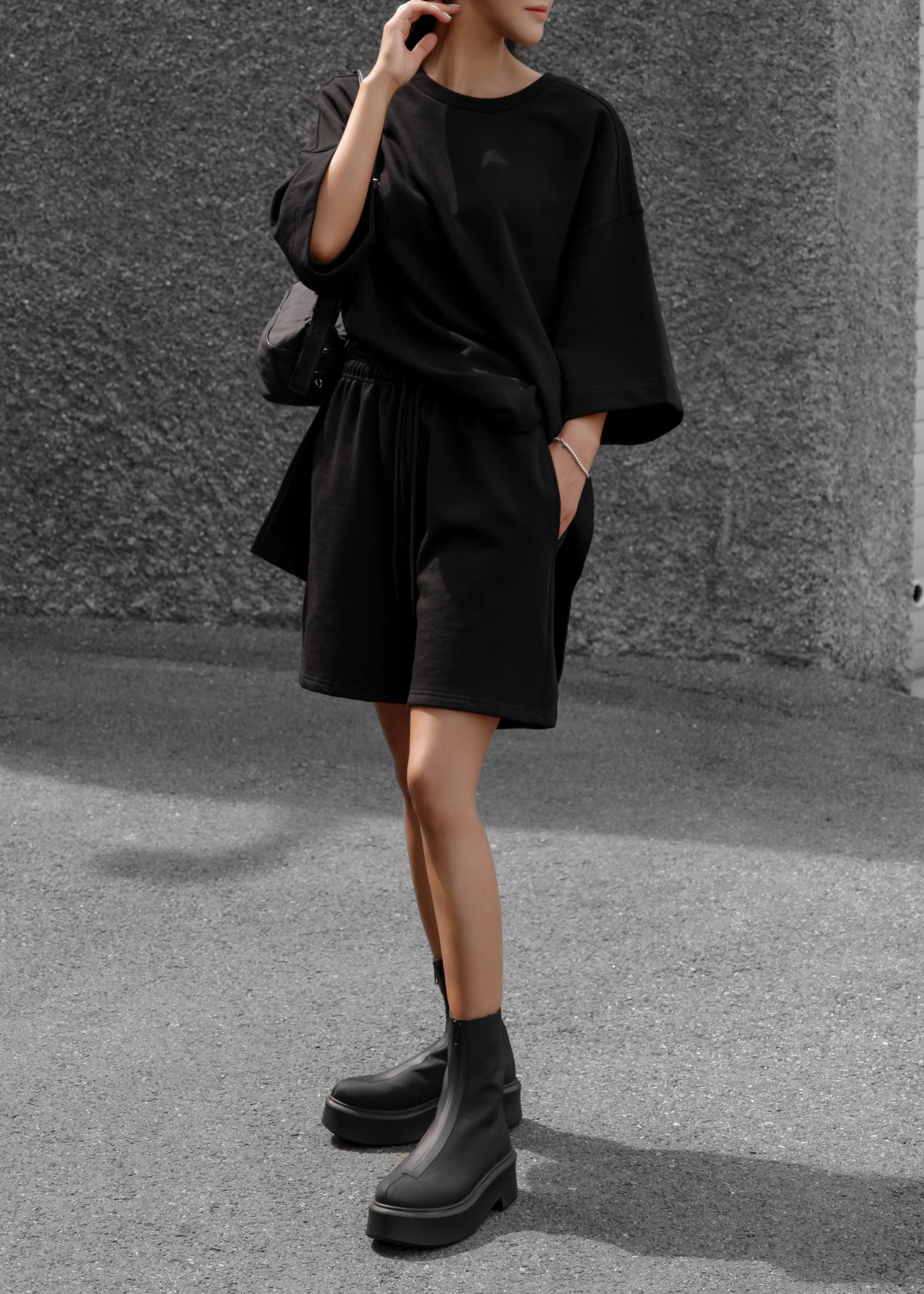 Memphis Fleece Set - Black sold by Frankie Shop product image thumbnail 4