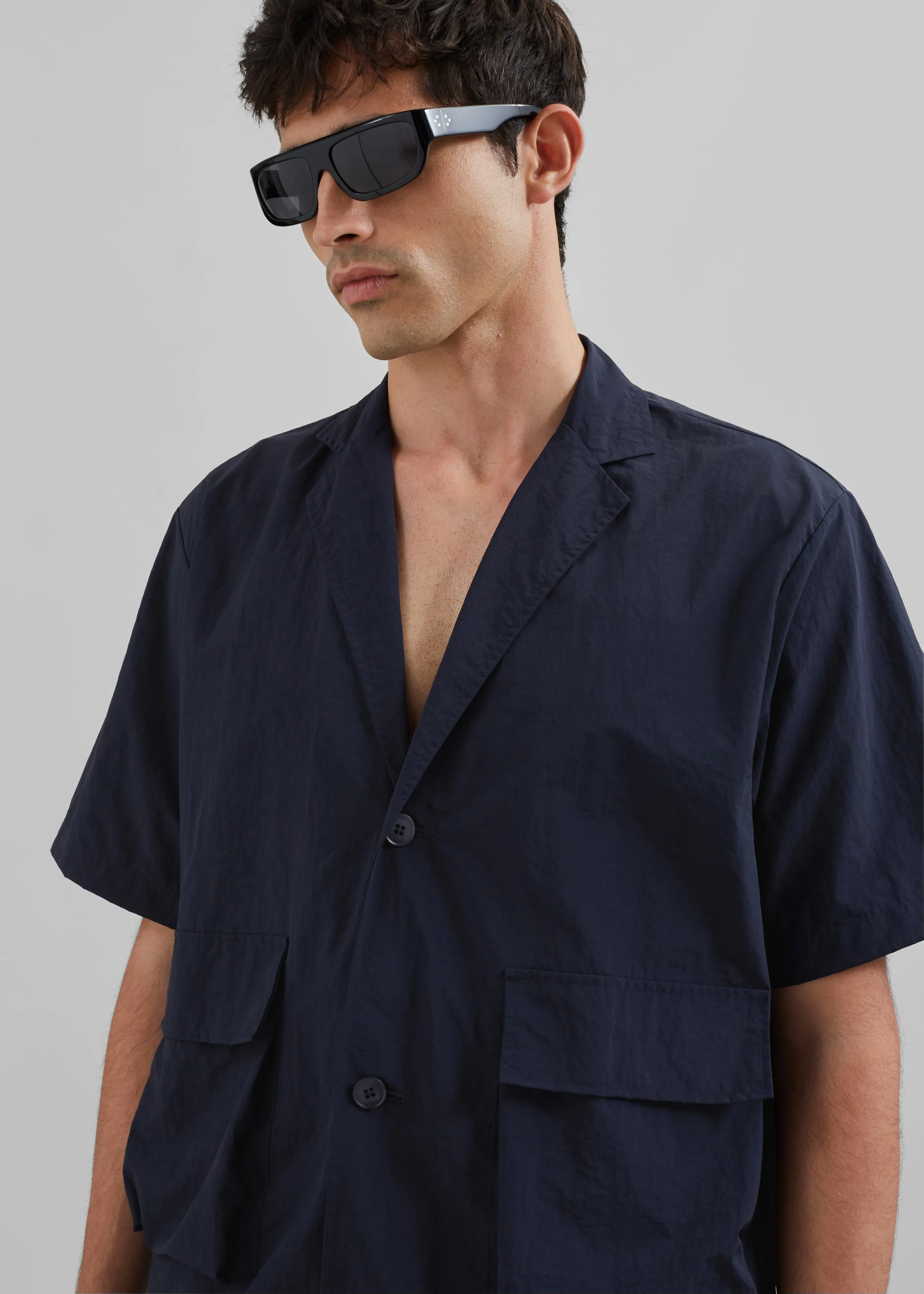 Axel Shirt - Navy sold by Frankie Shop product image thumbnail 3