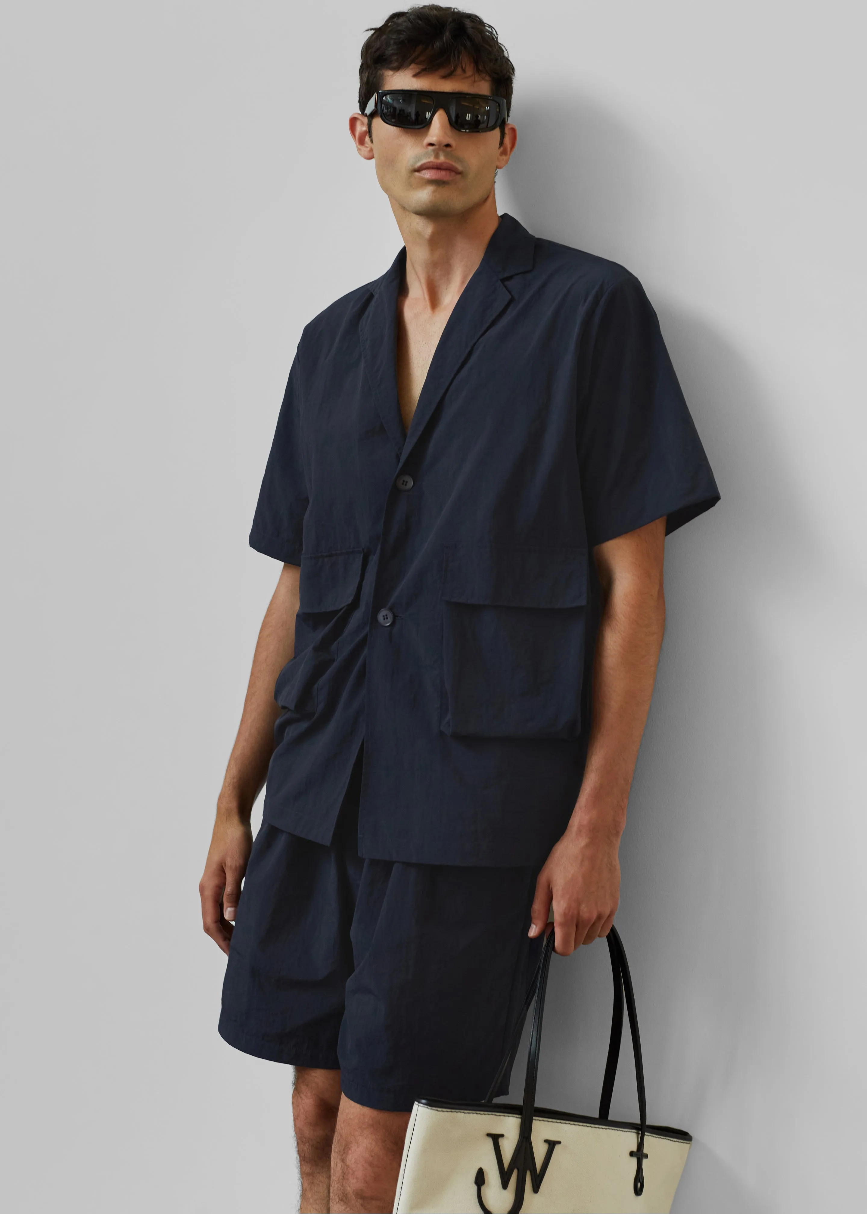 Axel Shirt - Navy sold by Frankie Shop product image thumbnail 5