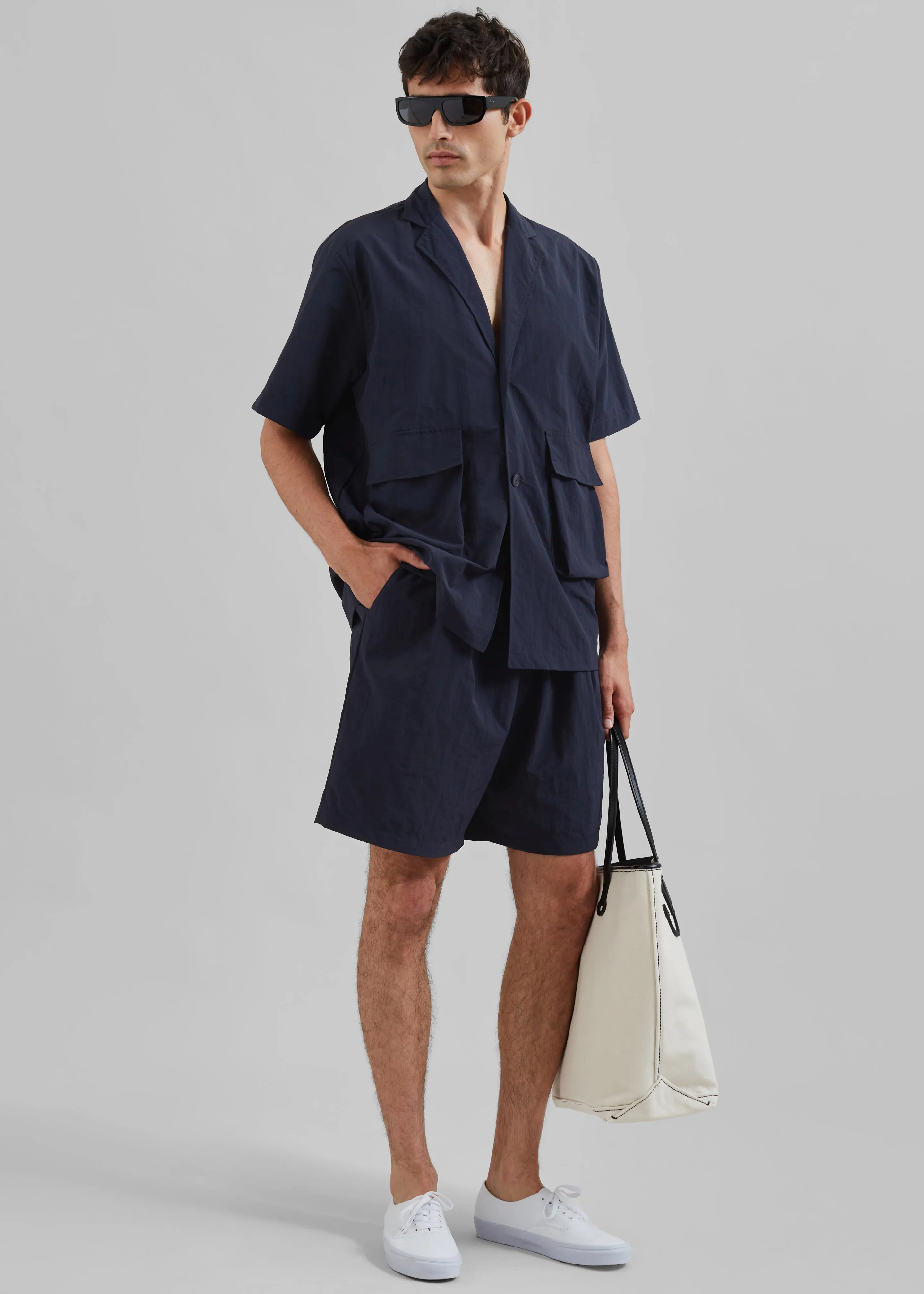 Axel Shirt - Navy sold by Frankie Shop product image thumbnail 4