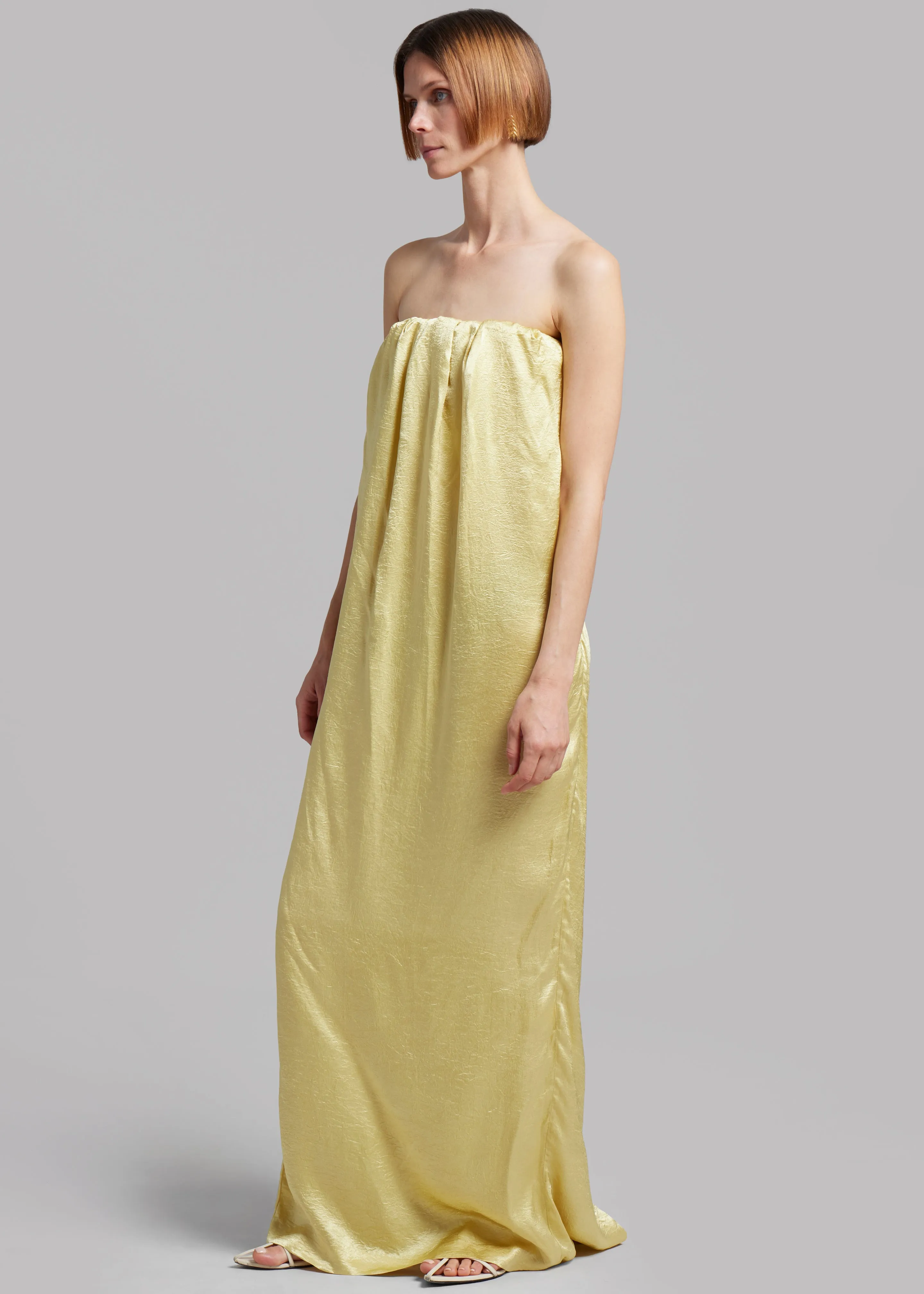 Anna October Tiana Maxi Dress - Yellow sold by Frankie Shop