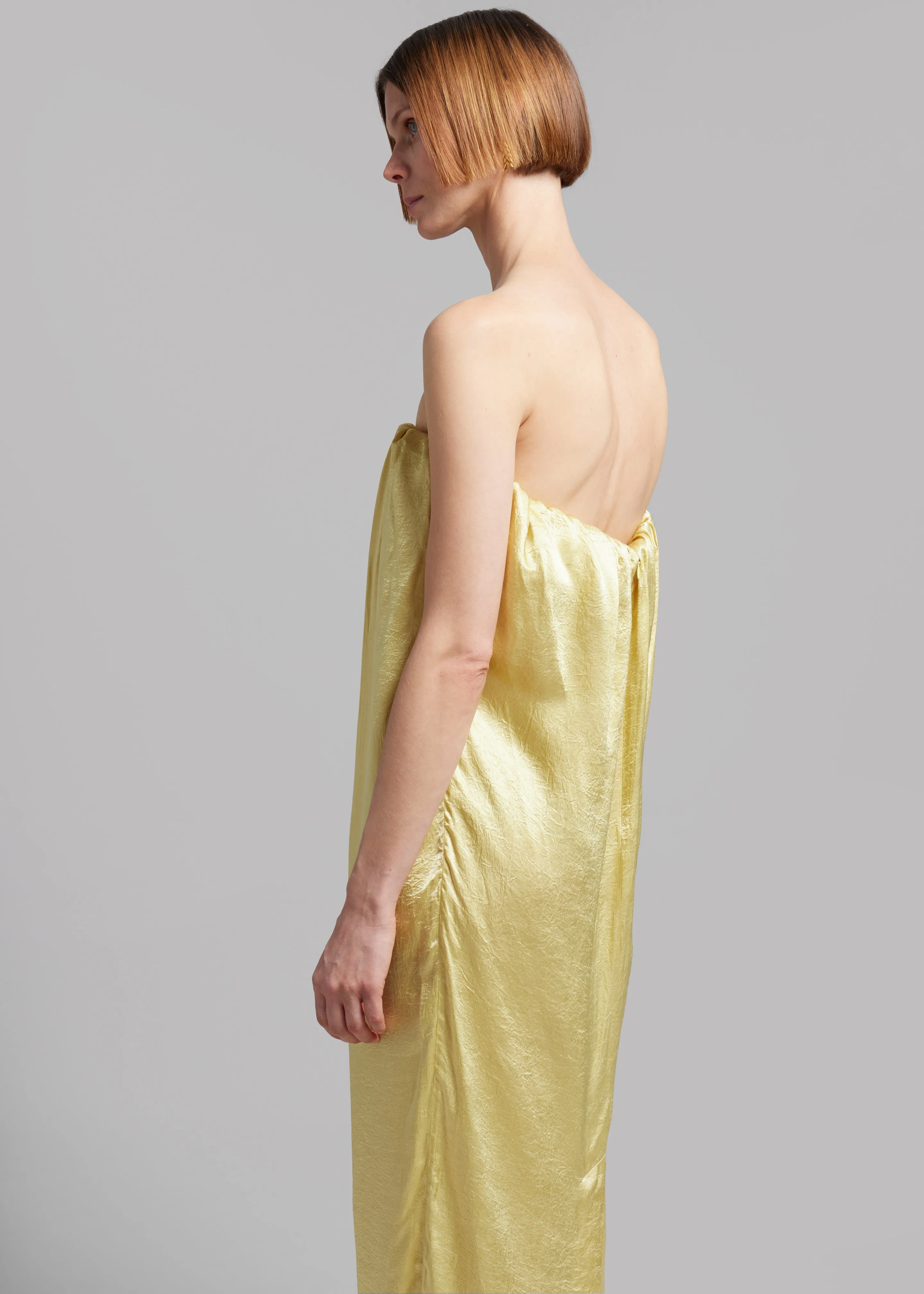 Anna October Tiana Maxi Dress - Yellow sold by Frankie Shop product image thumbnail 4