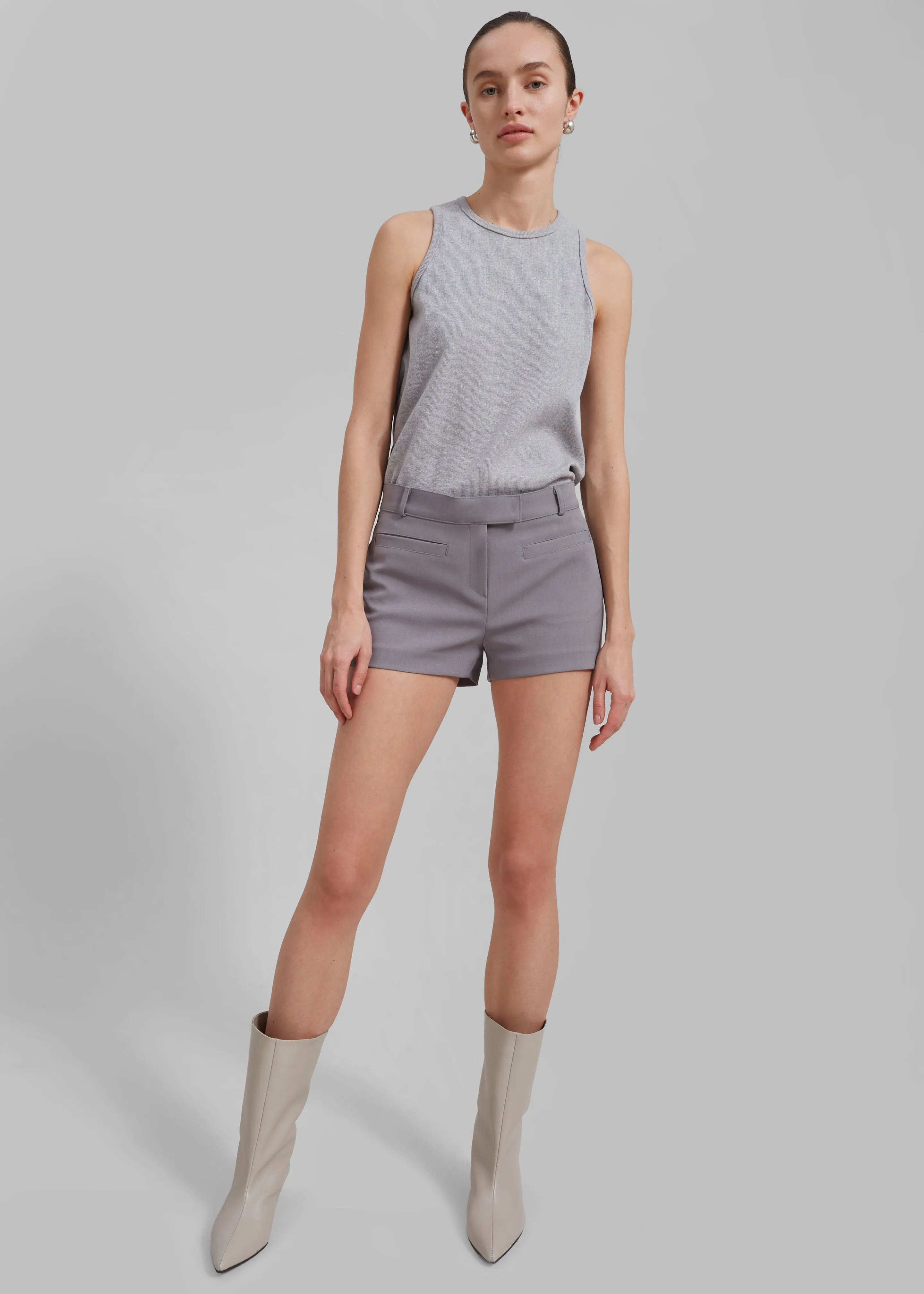 Pia Hot Pants - Grey sold by Frankie Shop