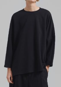 Campbell Long Sleeve Tee - Black sold by Frankie Shop