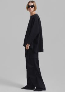 Campbell Long Sleeve Tee - Black sold by Frankie Shop
