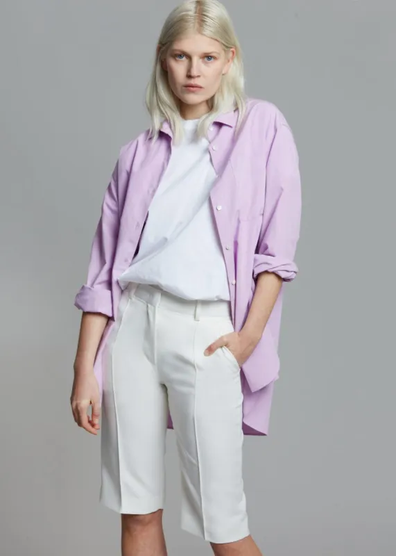 Byrne Pedal Pushers - Ivory sold by Frankie Shop