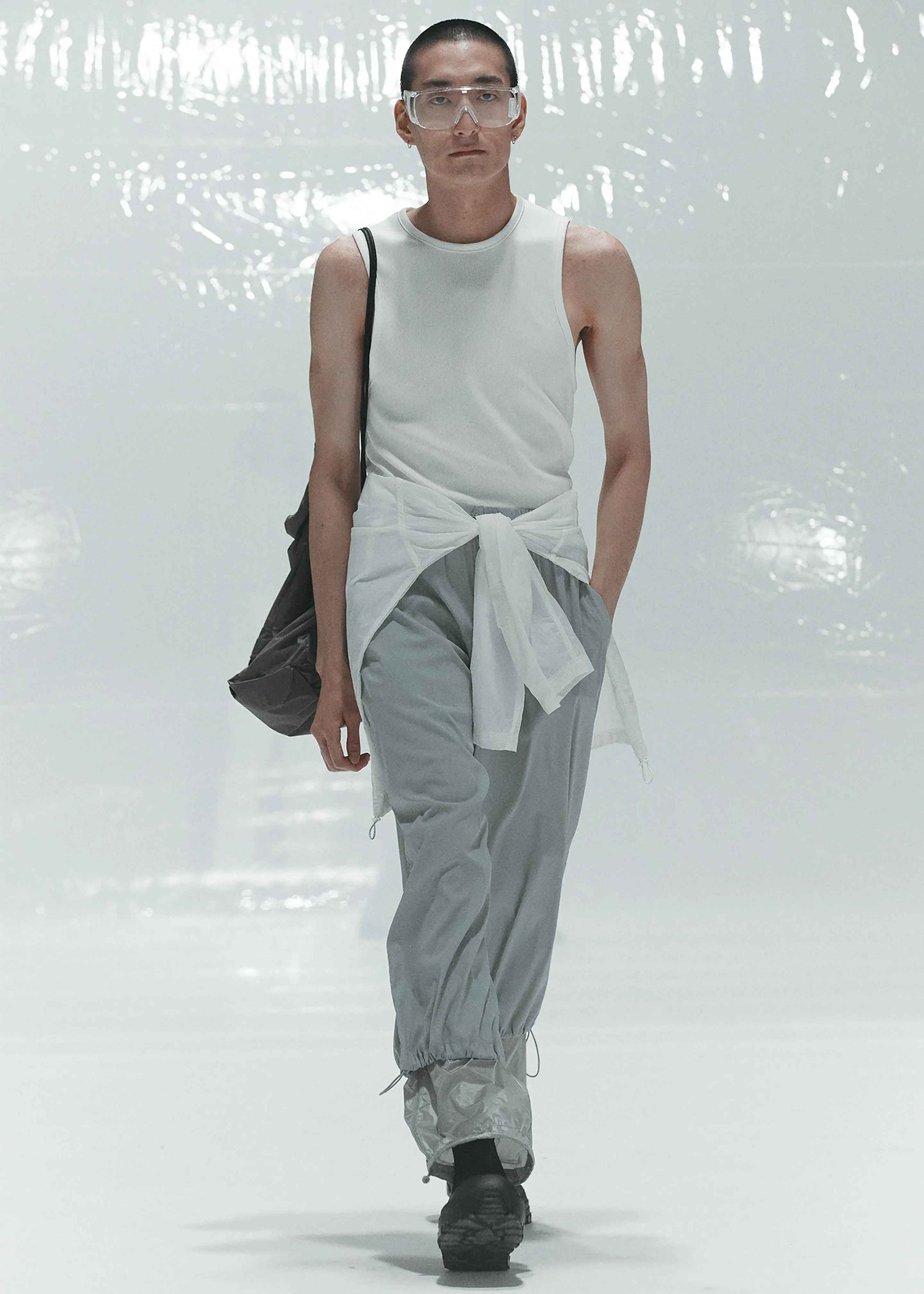 Amomento Round Neck Sleeveless Top - White sold by Frankie Shop product image thumbnail 5