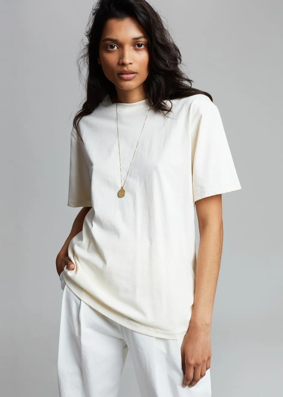 Lilou Simple Tee - Beige sold by Frankie Shop product image thumbnail 3