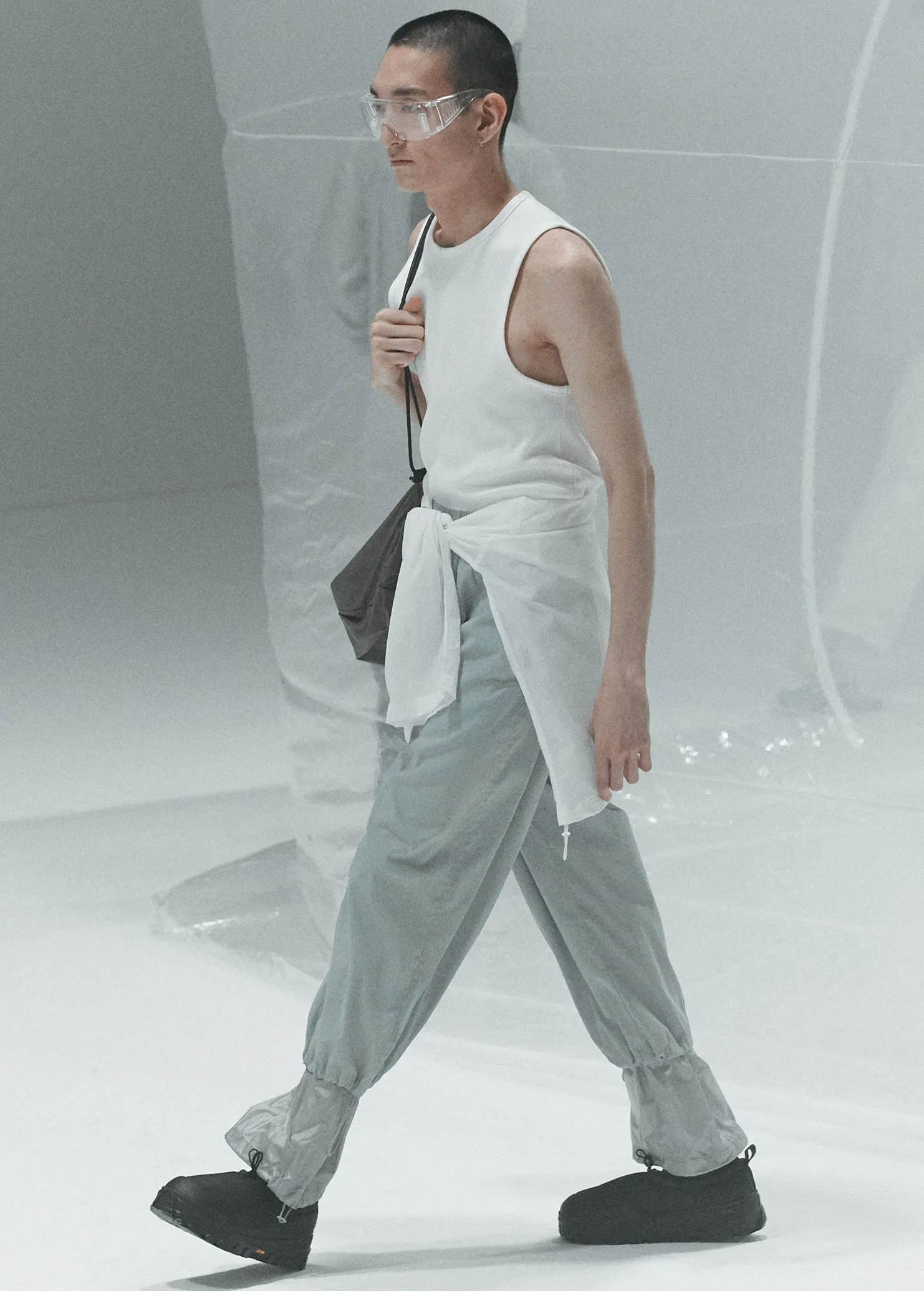 Amomento Round Neck Sleeveless Top - White sold by Frankie Shop product image thumbnail 4