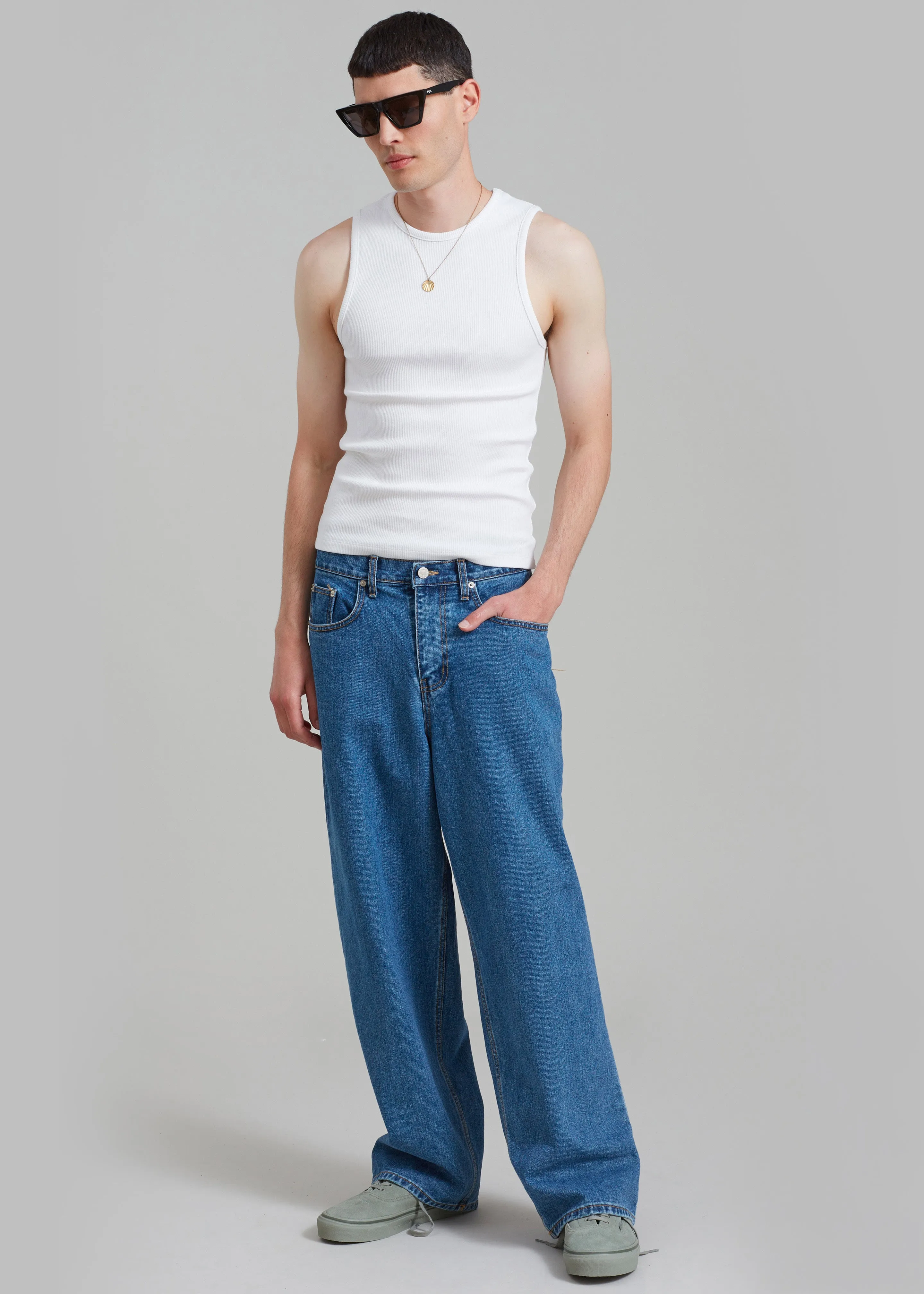 Amomento Round Neck Sleeveless Top - White sold by Frankie Shop product image thumbnail 2