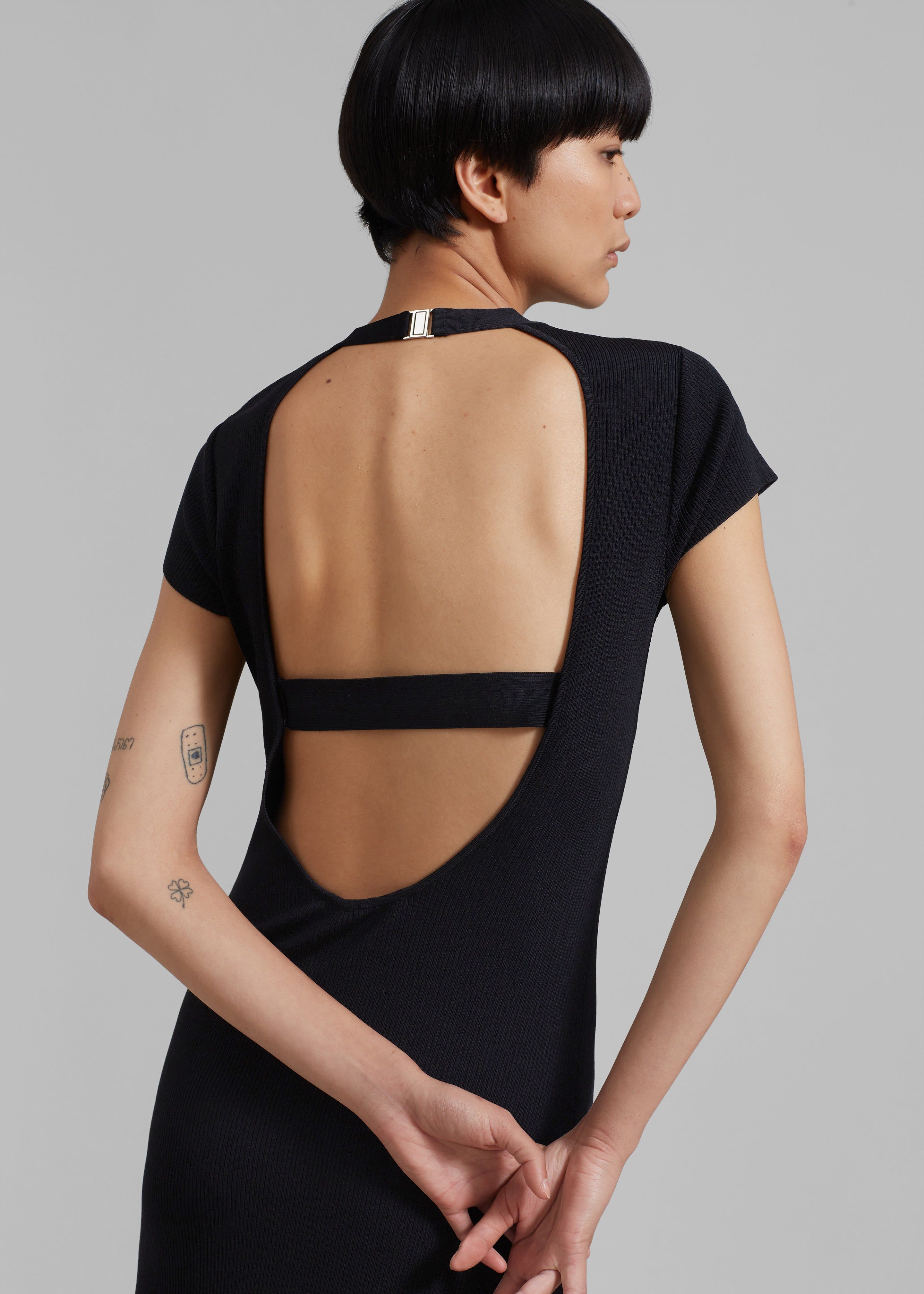 GESTUZ MonaGZ Open Back Dress - Black sold by Frankie Shop product image thumbnail 5