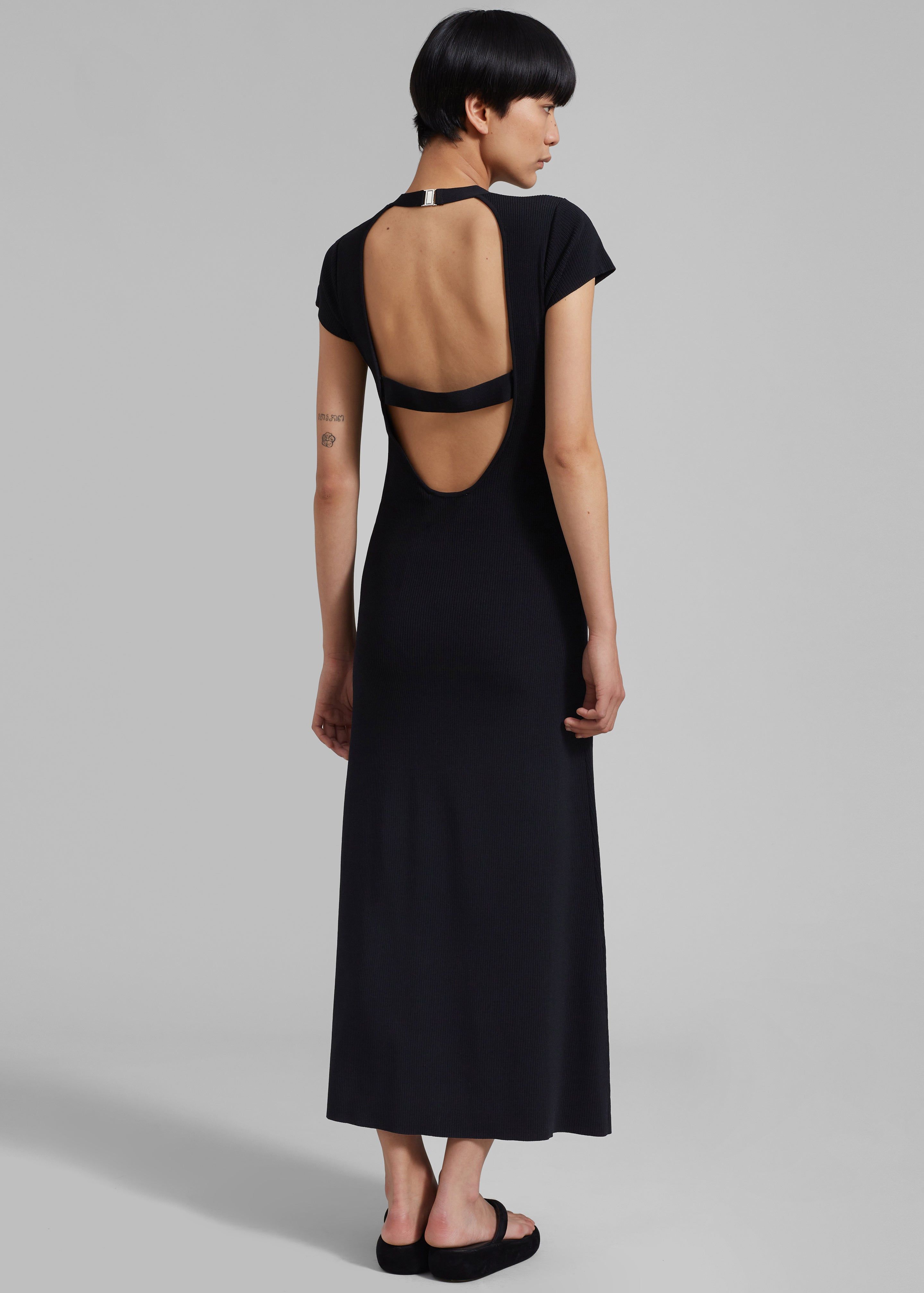 GESTUZ MonaGZ Open Back Dress - Black sold by Frankie Shop product image thumbnail 7