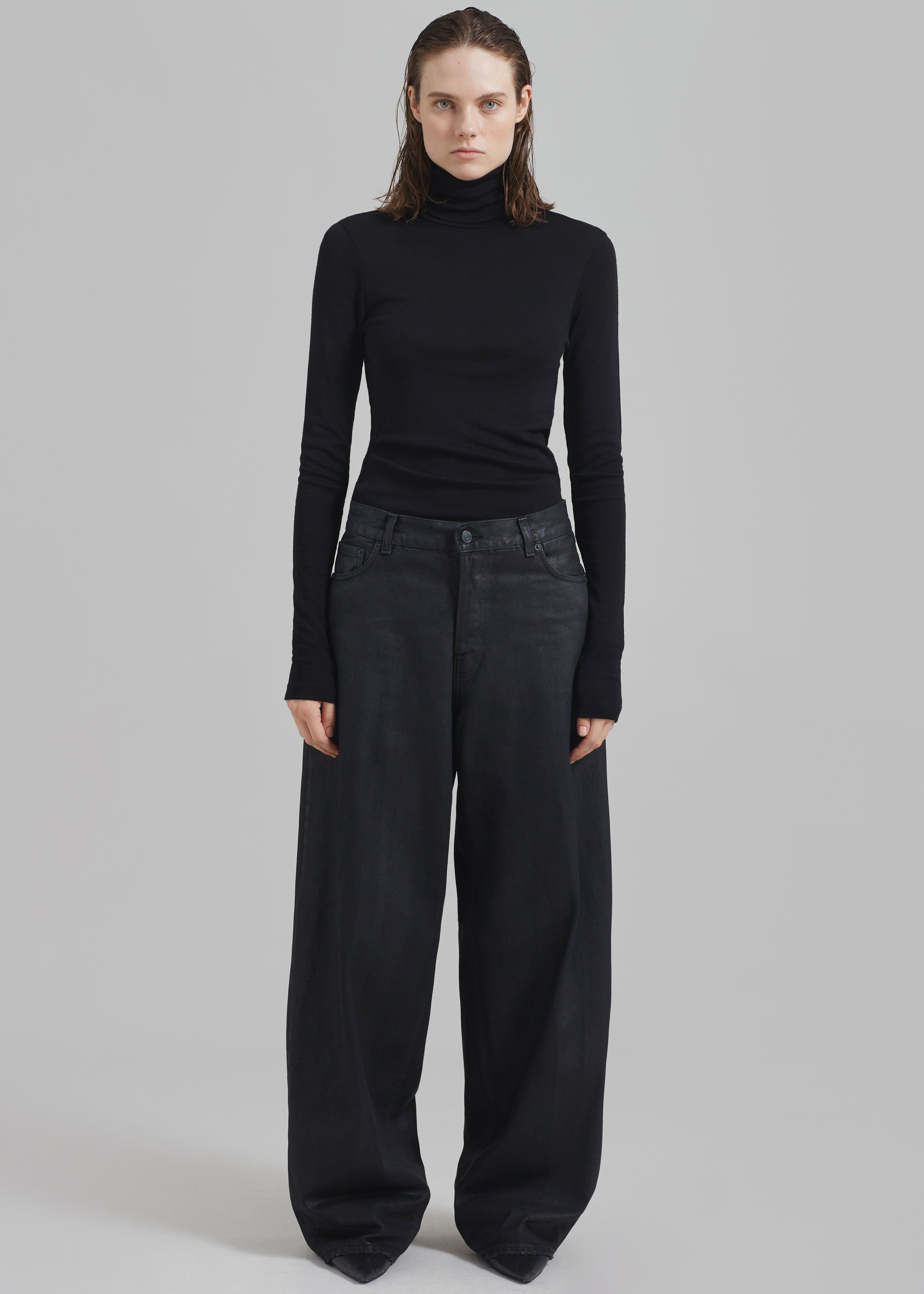 Róhe Fine Merino Turtleneck - Black sold by Frankie Shop product image thumbnail 2