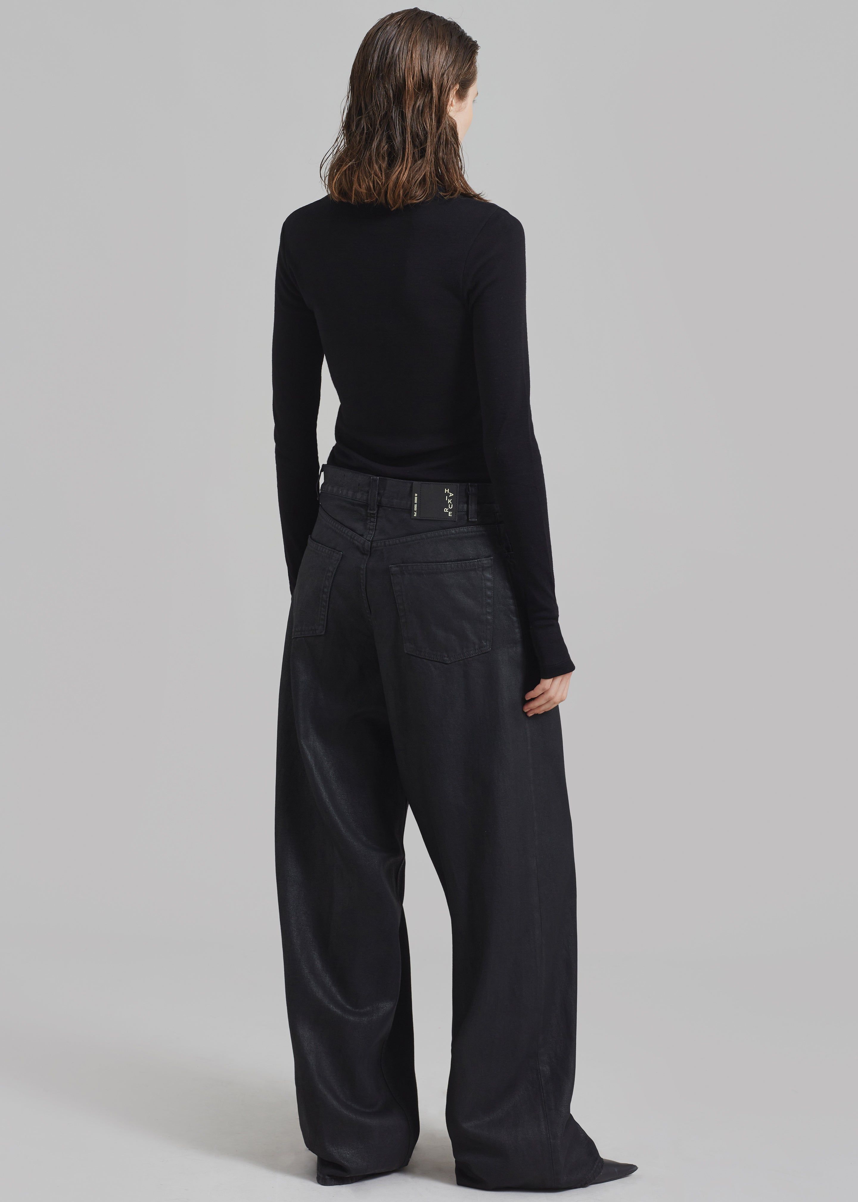 Róhe Fine Merino Turtleneck - Black sold by Frankie Shop product image thumbnail 5