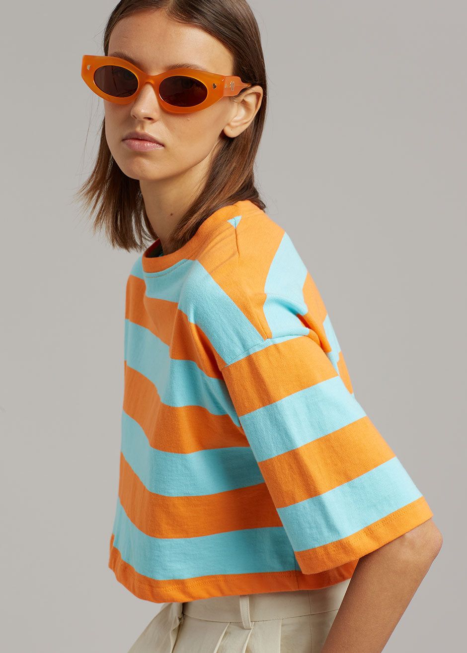 Nanushka Leonie Bio Plastic Sunglasses - Orange sold by Frankie Shop product image thumbnail 2