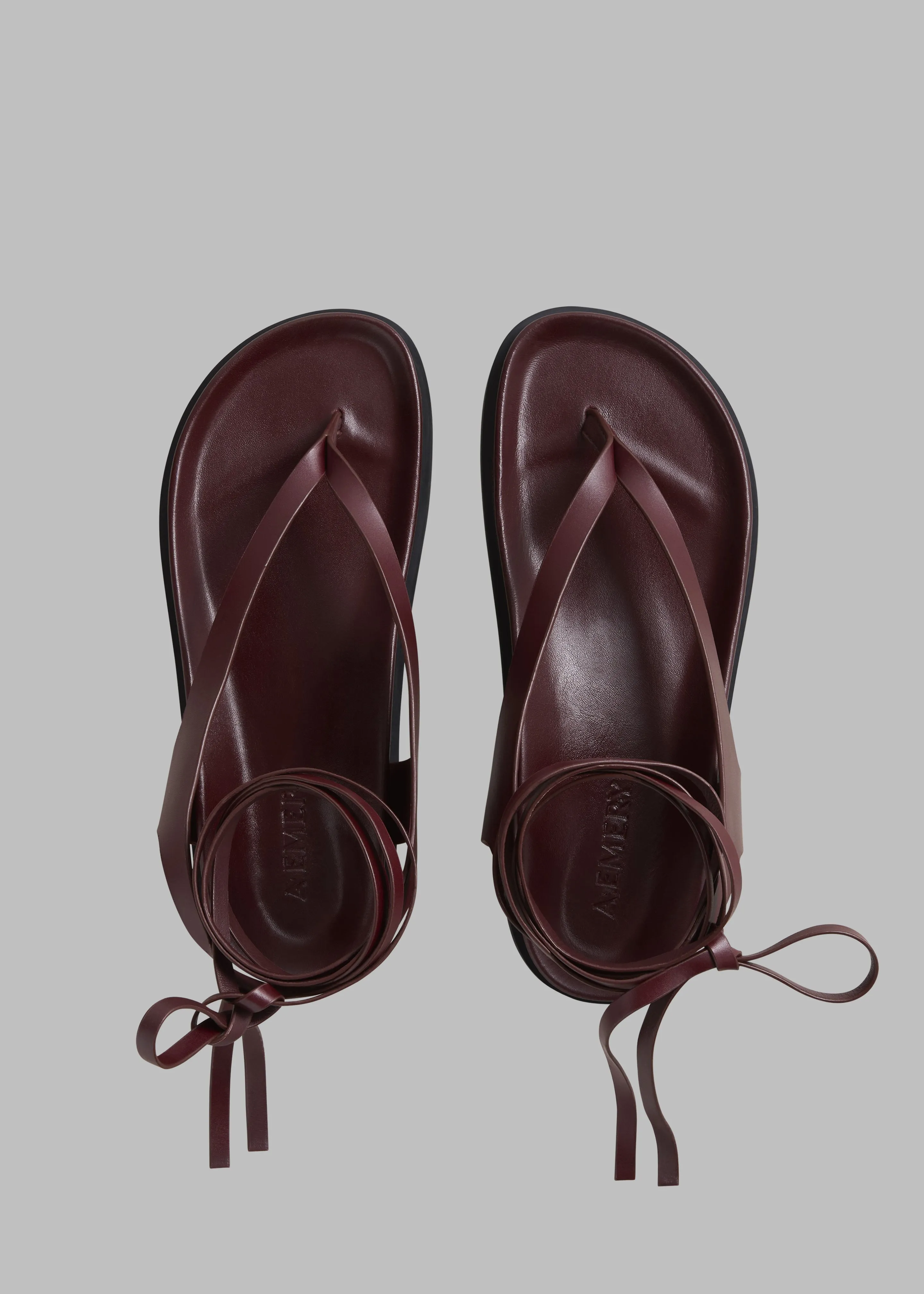 A.Emery The Shel Sandal - Merlot sold by Frankie Shop product image thumbnail 3