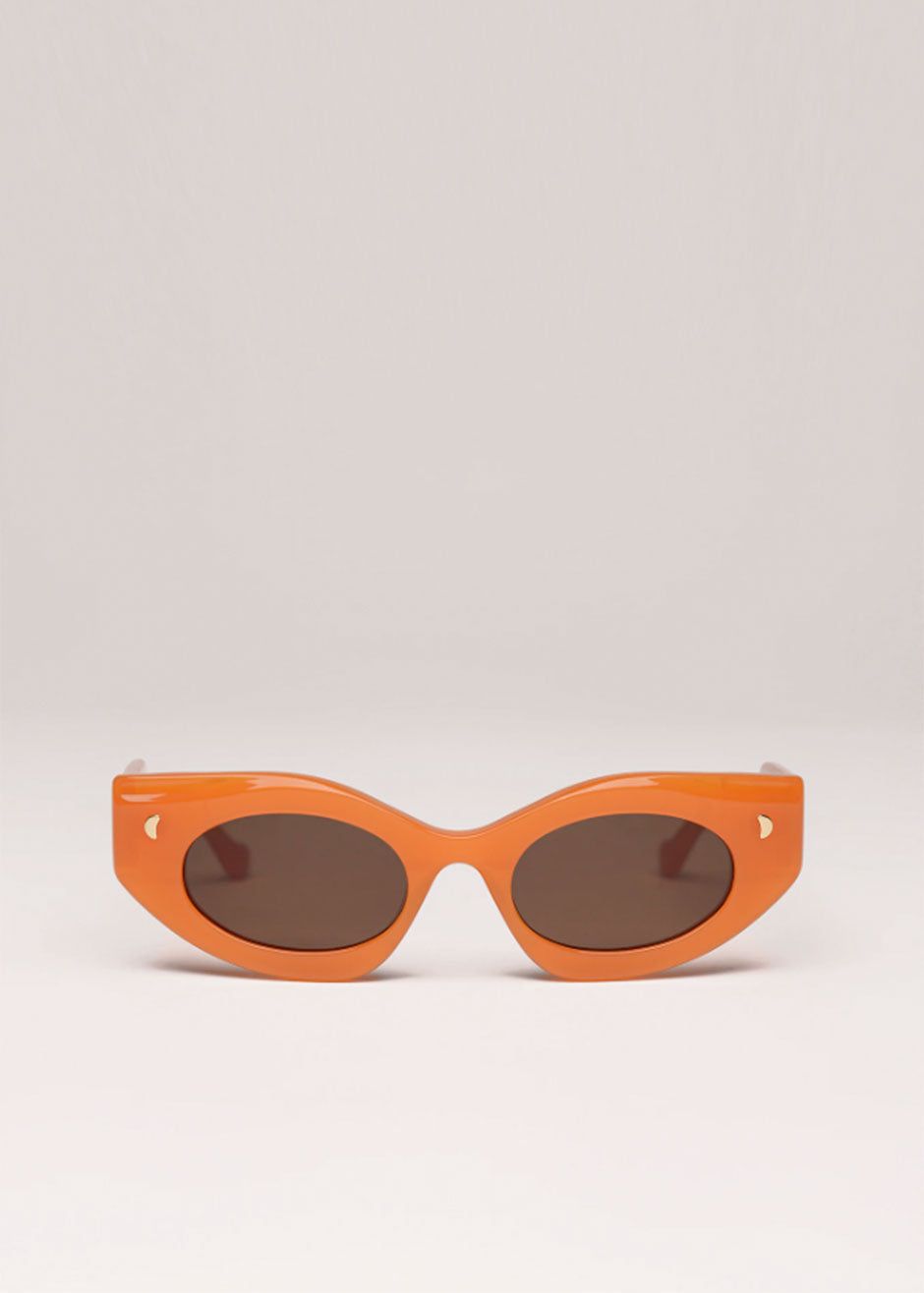 Nanushka Leonie Bio Plastic Sunglasses - Orange sold by Frankie Shop product image thumbnail 4