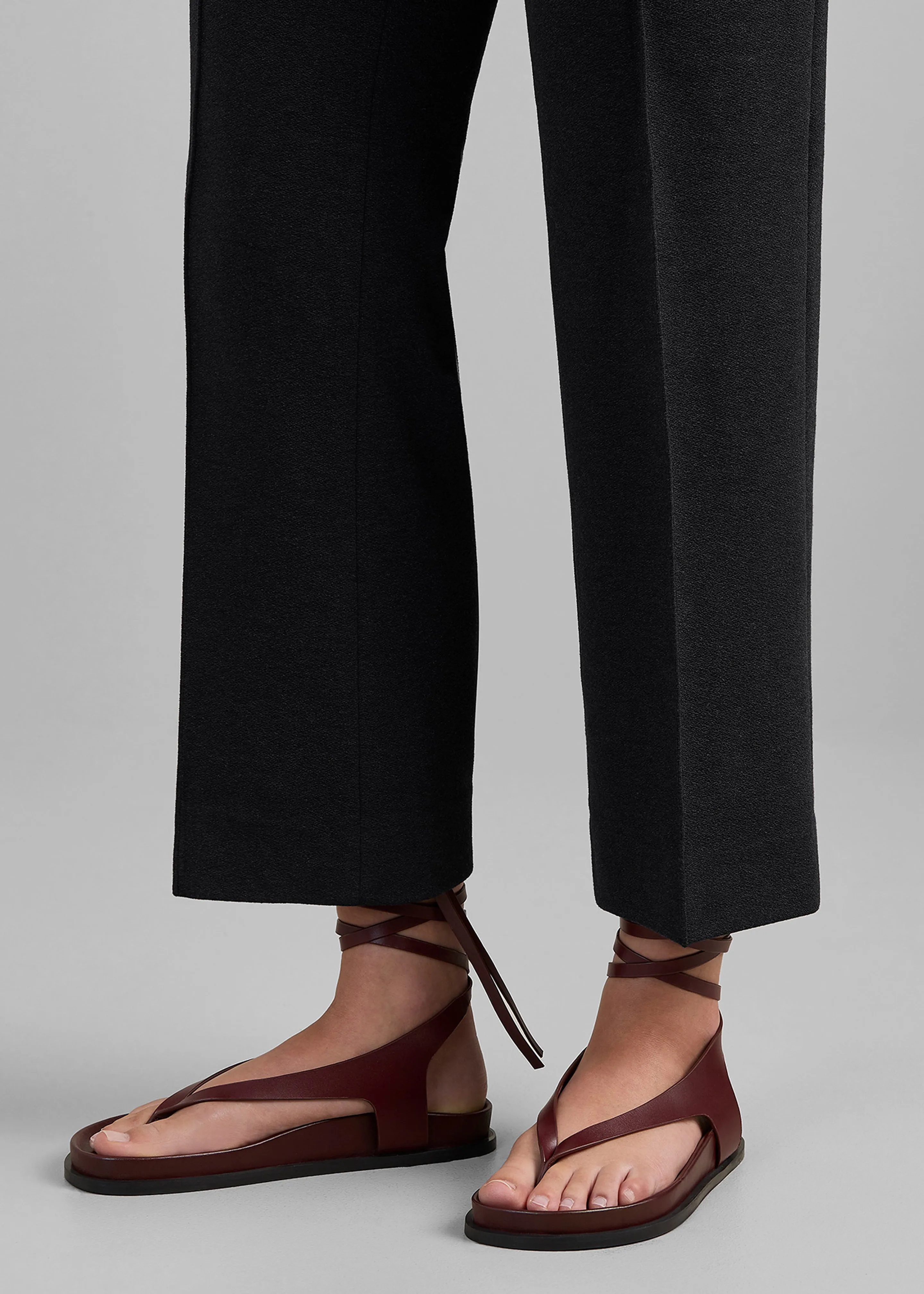 A.Emery The Shel Sandal - Merlot sold by Frankie Shop product image thumbnail 2