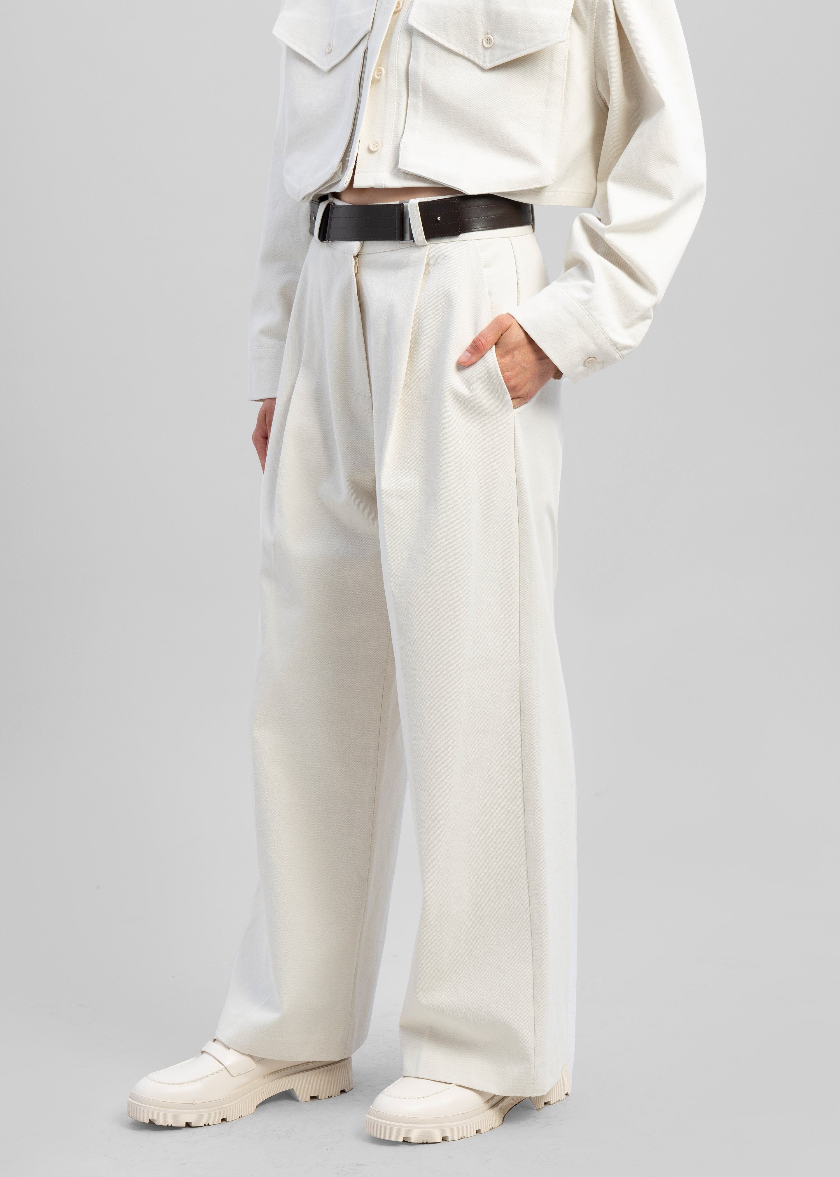Carline Pants - Cream sold by Frankie Shop product image thumbnail 5