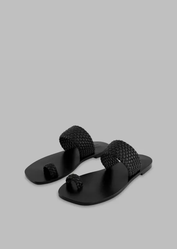 A.Emery Carmen Sandal - Black sold by Frankie Shop