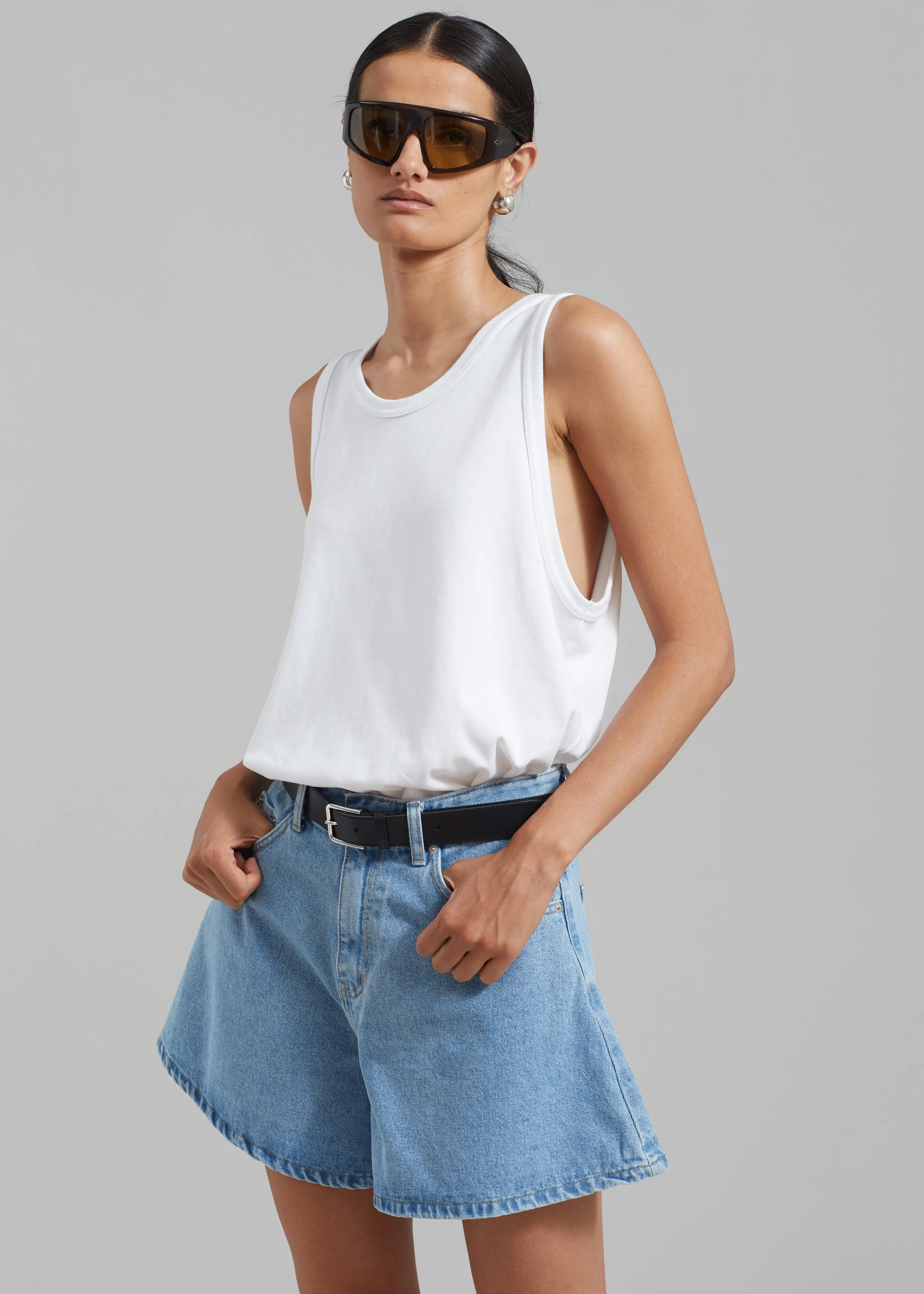 Briston Boxy Tank - White sold by Frankie Shop product image thumbnail 5