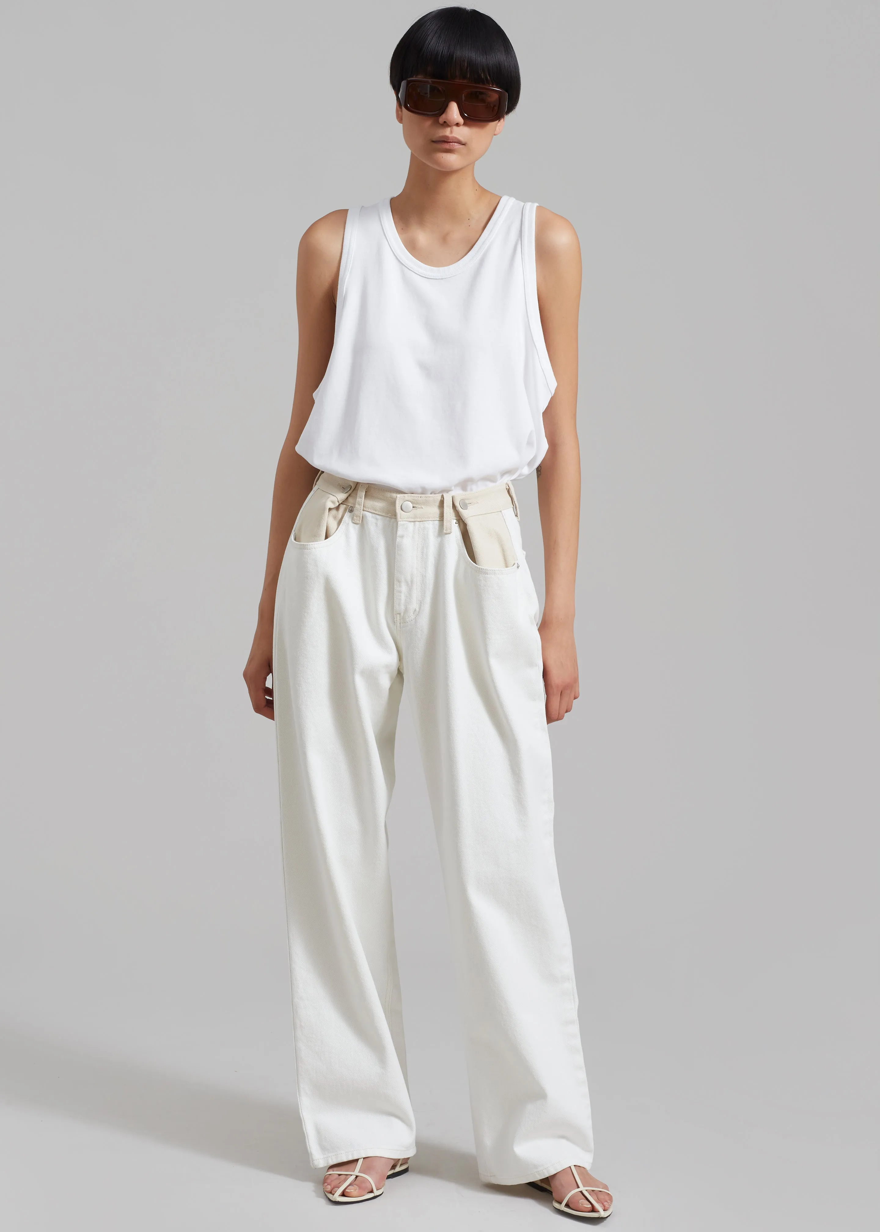 Briston Boxy Tank - White sold by Frankie Shop product image thumbnail 4