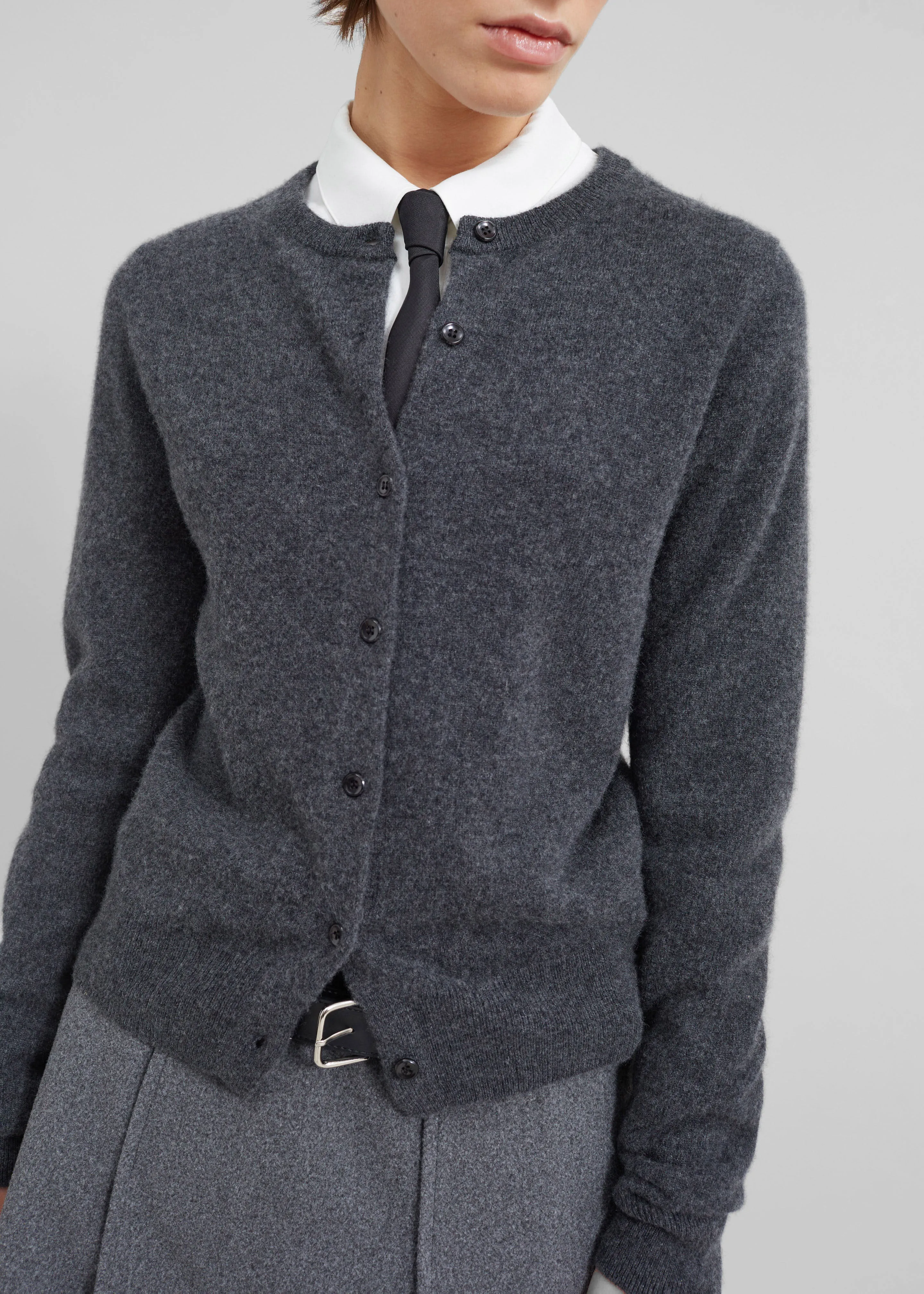 Francesca Cashmere Cardigan - Charcoal sold by Frankie Shop product image thumbnail 5
