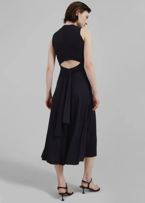 Proenza Schouler White Label Beatrice Dress - Black sold by Frankie Shop
