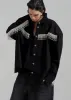 ROTATE Twill Oversized Shirt - Black sold by Frankie Shop