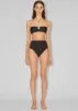 Nanushka Bente High Waist Swim Pants - Black sold by Frankie Shop