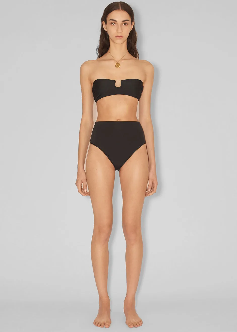 Nanushka Bente High Waist Swim Pants - Black sold by Frankie Shop product image thumbnail 2