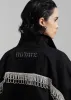 ROTATE Twill Oversized Shirt - Black sold by Frankie Shop