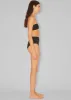 Nanushka Bente High Waist Swim Pants - Black sold by Frankie Shop