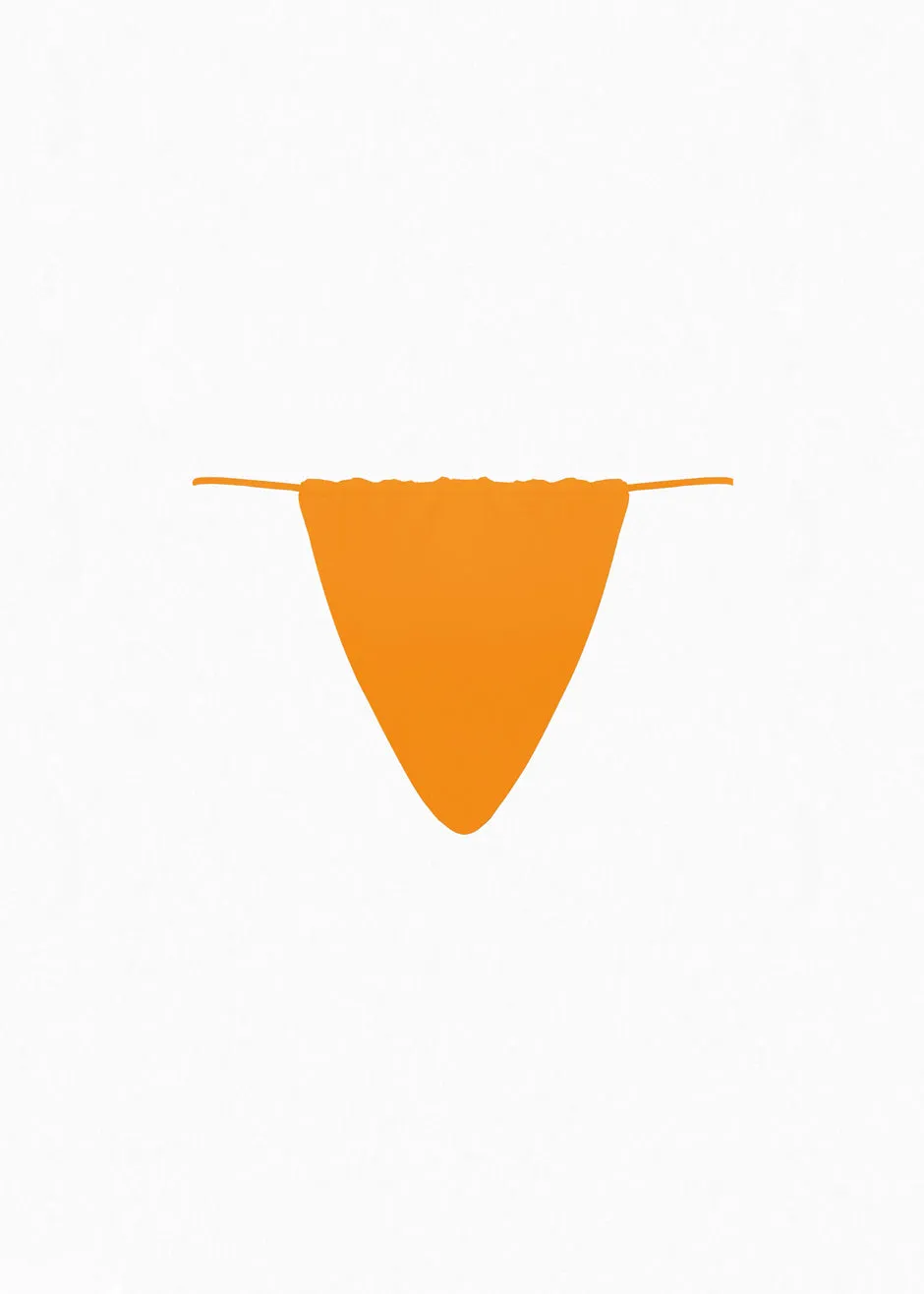 Aexae Gathered Swimsuit Bottoms - Orange sold by Frankie Shop product image thumbnail 5