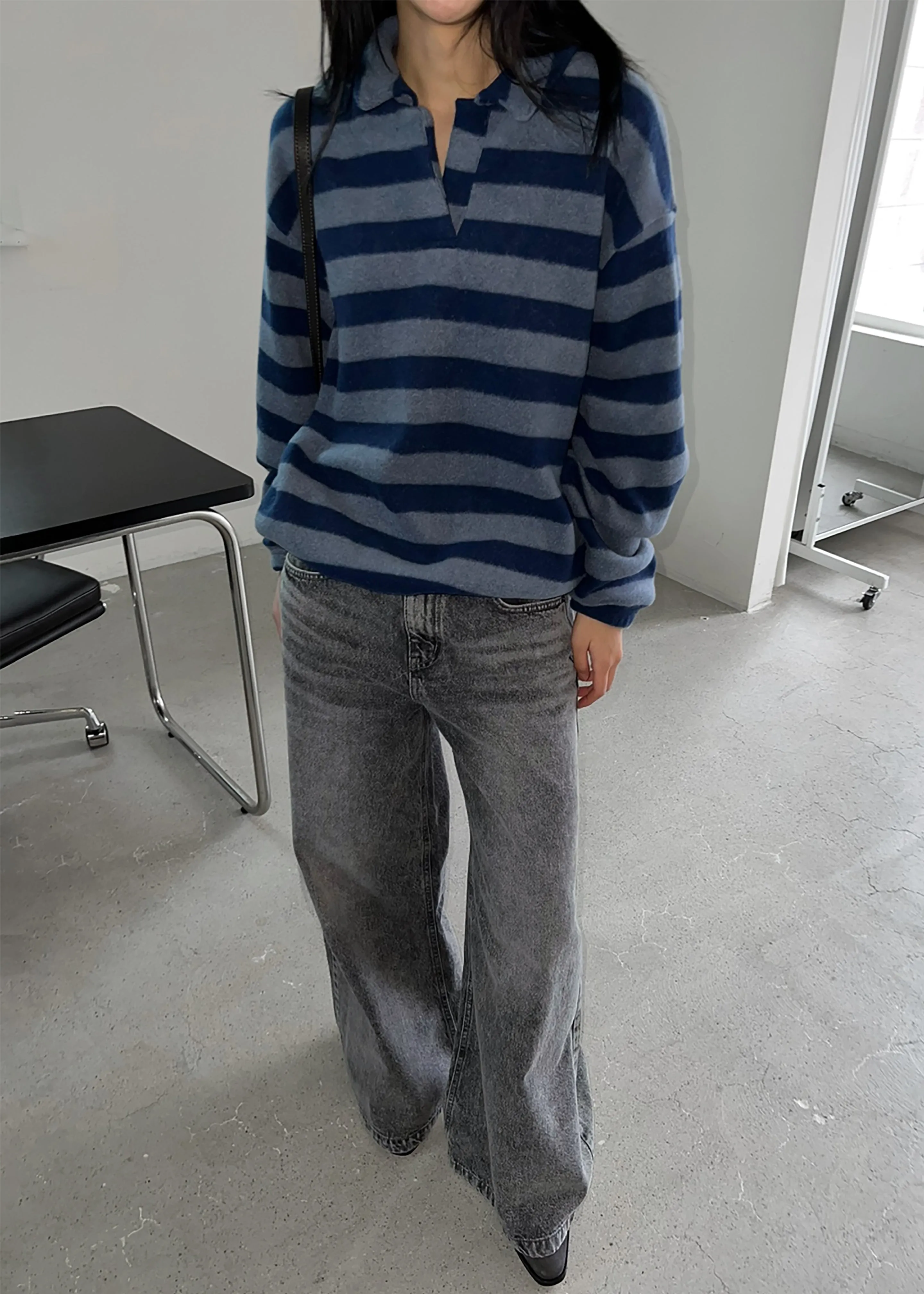 Alani Wide Leg Jeans - Black Wash sold by Frankie Shop product image thumbnail 3