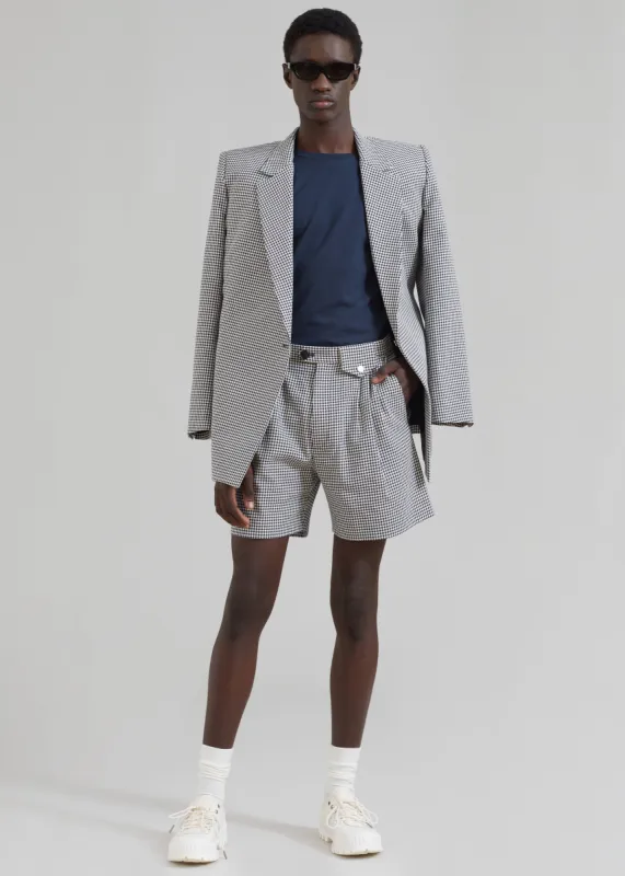 EGONLab Sugar Rene Short - Pied De Poule sold by Frankie Shop